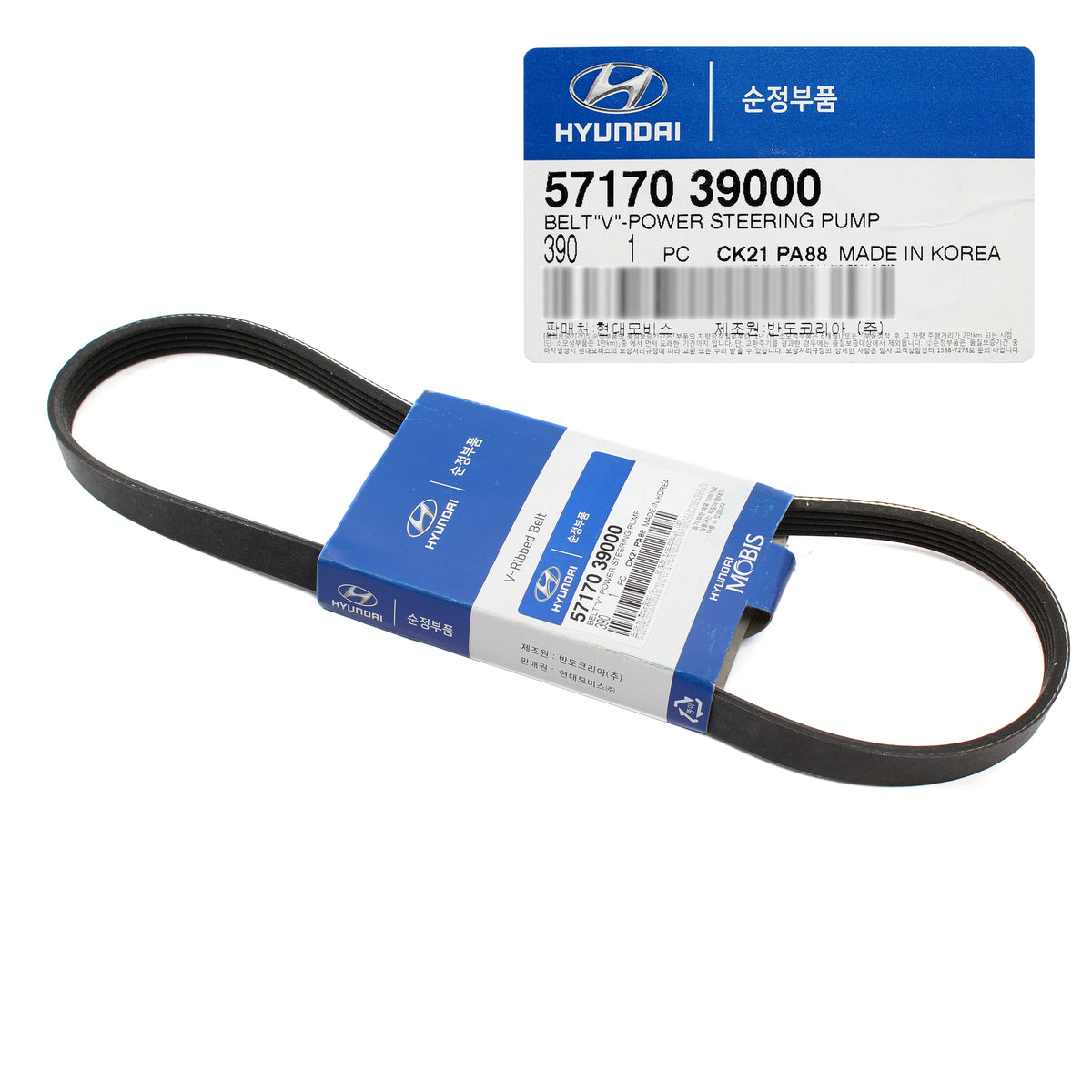 GENUINE V-Belts &amp; Pulley Kit for 2003-2006 Santa Fe 3.5L 2004-2006 Amanti