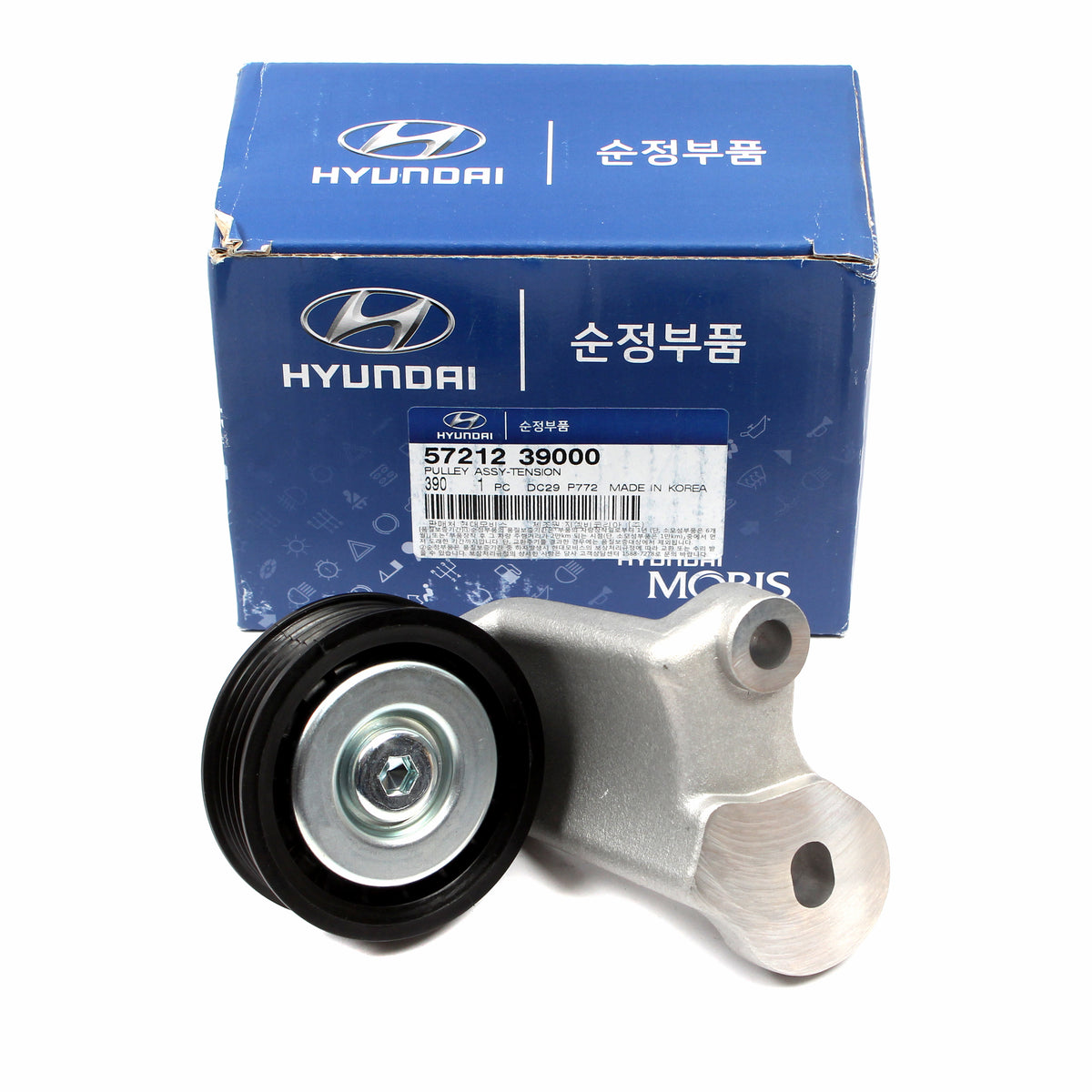 GENUINE V-Belts &amp; Pulley Kit for 2003-2006 Santa Fe 3.5L 2004-2006 Amanti