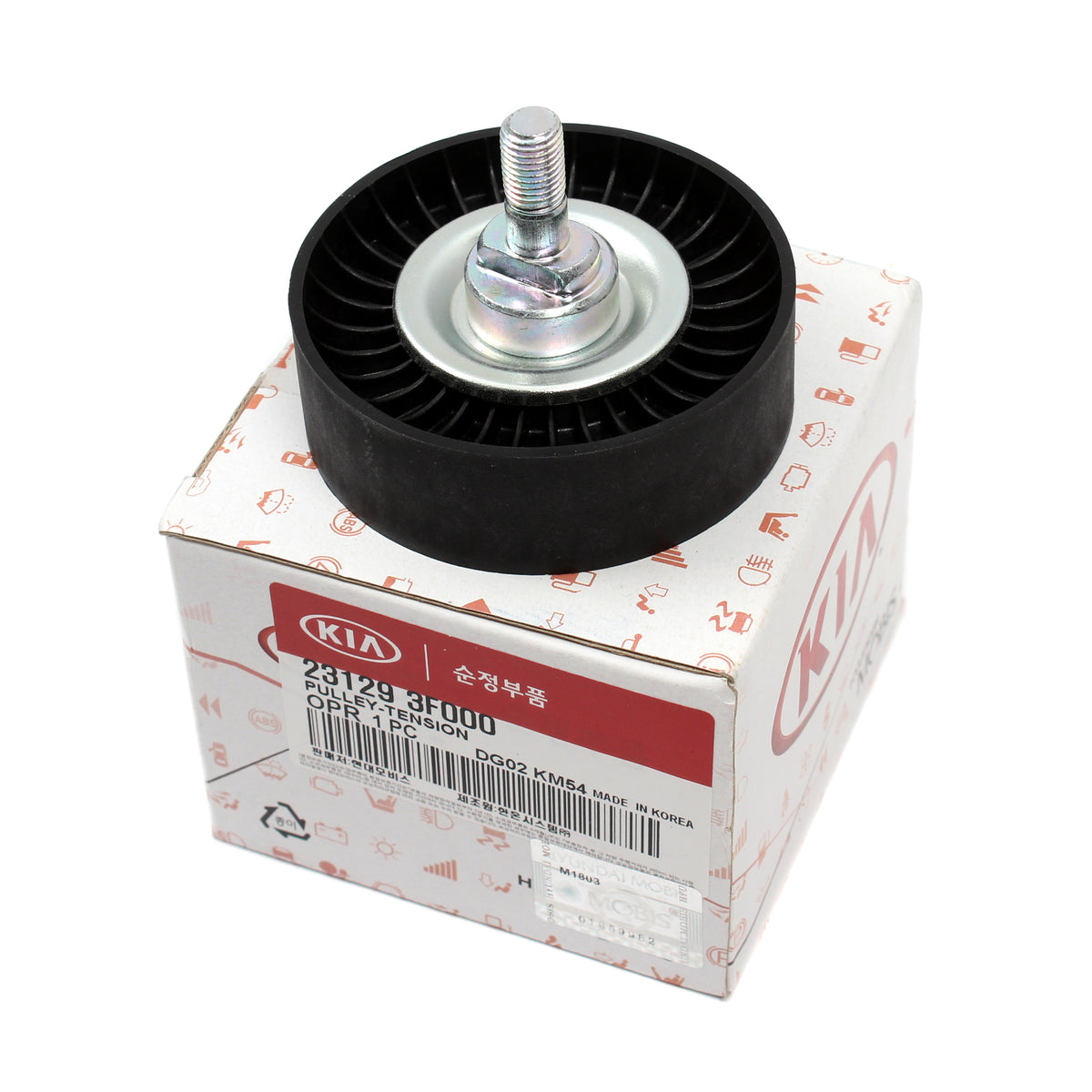 GENUINE V-Belts &amp; Pulley Kit for 2003-2006 Santa Fe 3.5L 2004-2006 Amanti