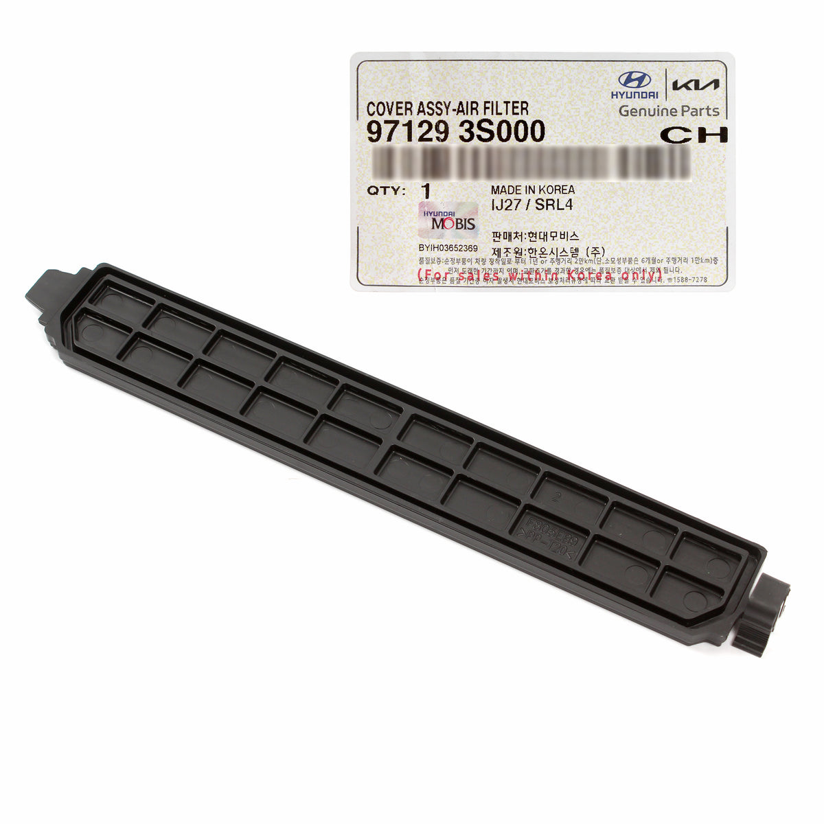 GENUINE Cabin Air Filter Cover for 2007-2021 Hyundai Kia Check Compatibility