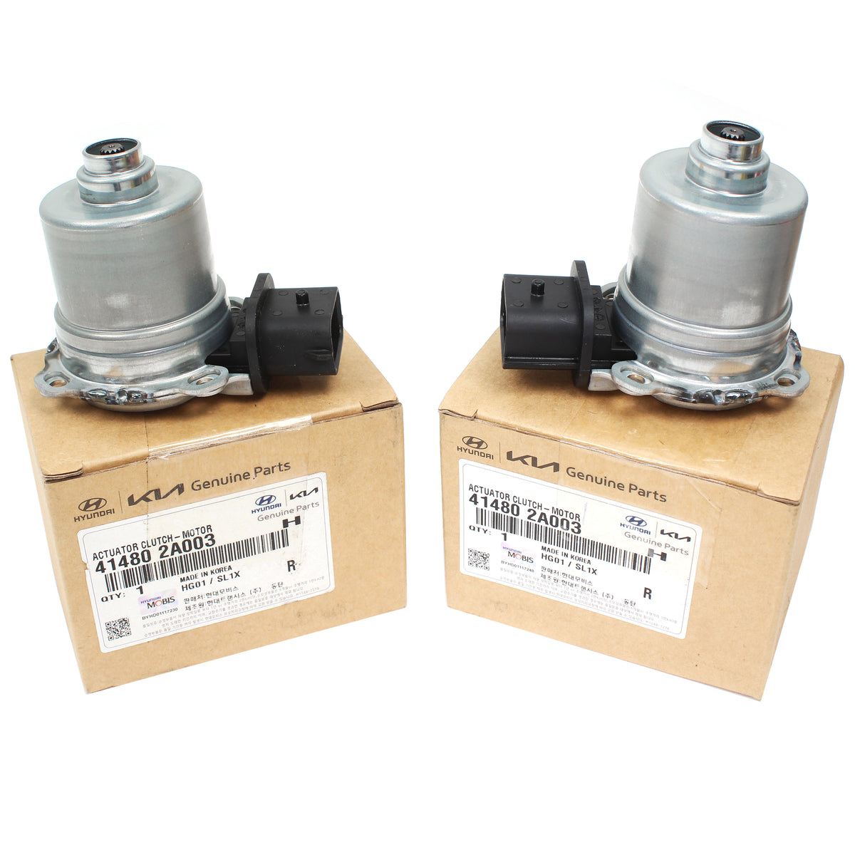 GENUINE Transmission Clutch Actuator 2PCS for 12-17 Hyundai Veloster 414802A003