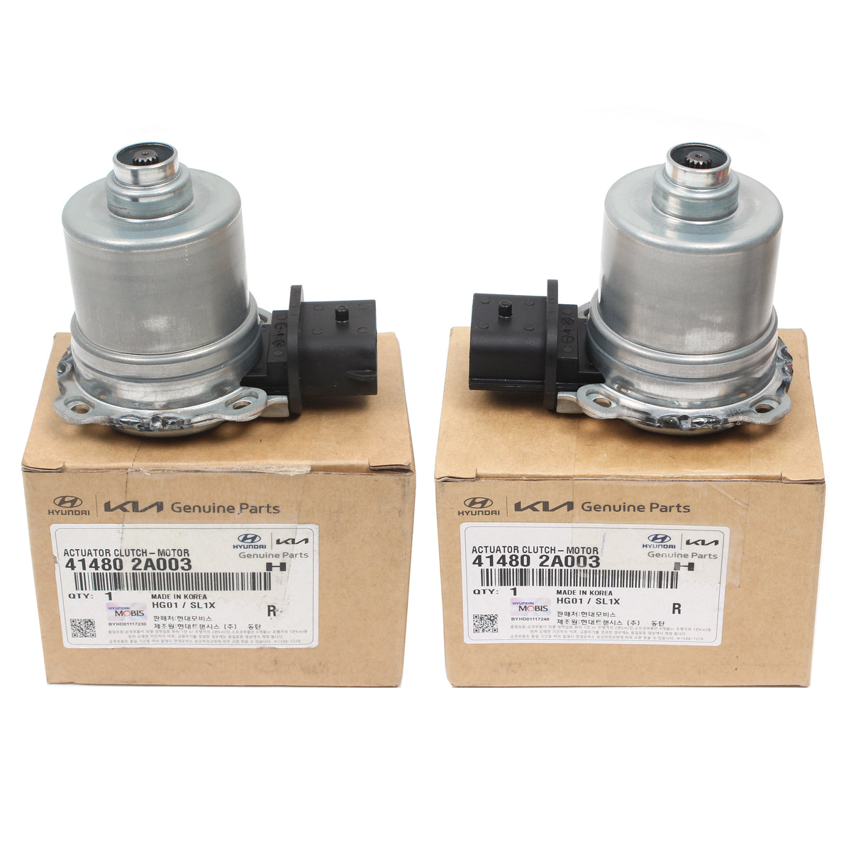 GENUINE Transmission Clutch Actuator 2PCS for 12-17 Hyundai Veloster 414802A003