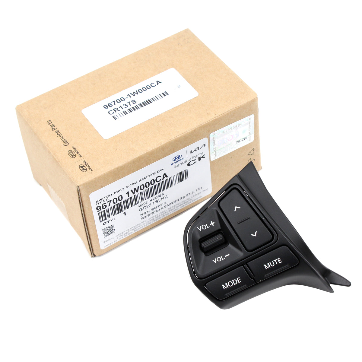 GENUINE Steering Wheel Remote Control Switch for 12-15 Kia Rio OEM 967001W000CA