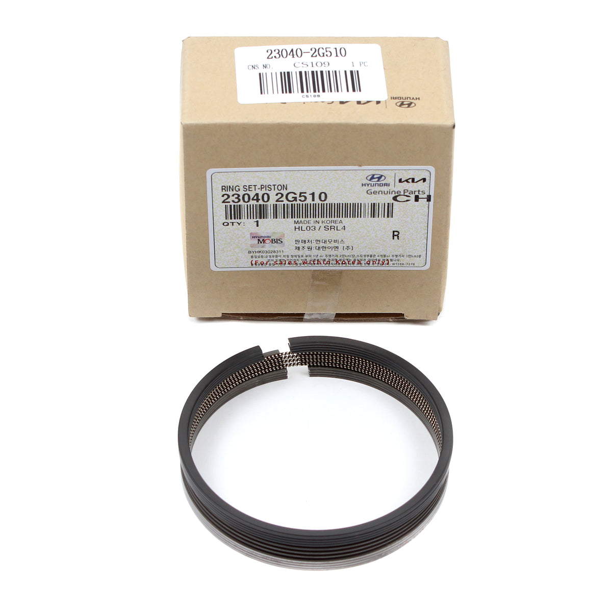 GENUINE Engine Piston Rings STD for 13-21 Santa Fe Sonata Tucson 2.4L 230402G510