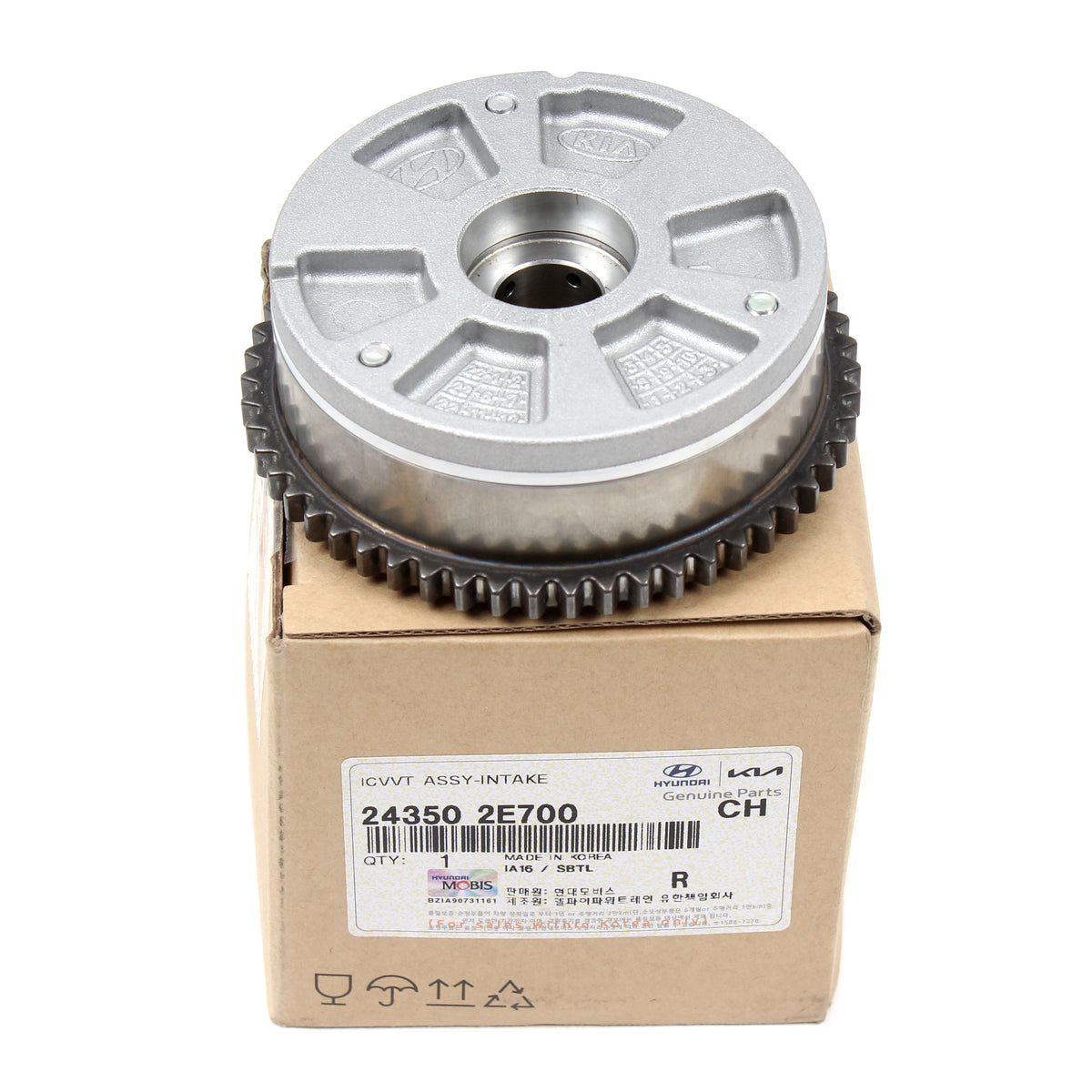 GENUINE Intake CVVT Gear for 17-21 Elantra Kona Veloster Forte Seltos Soul 2.0L