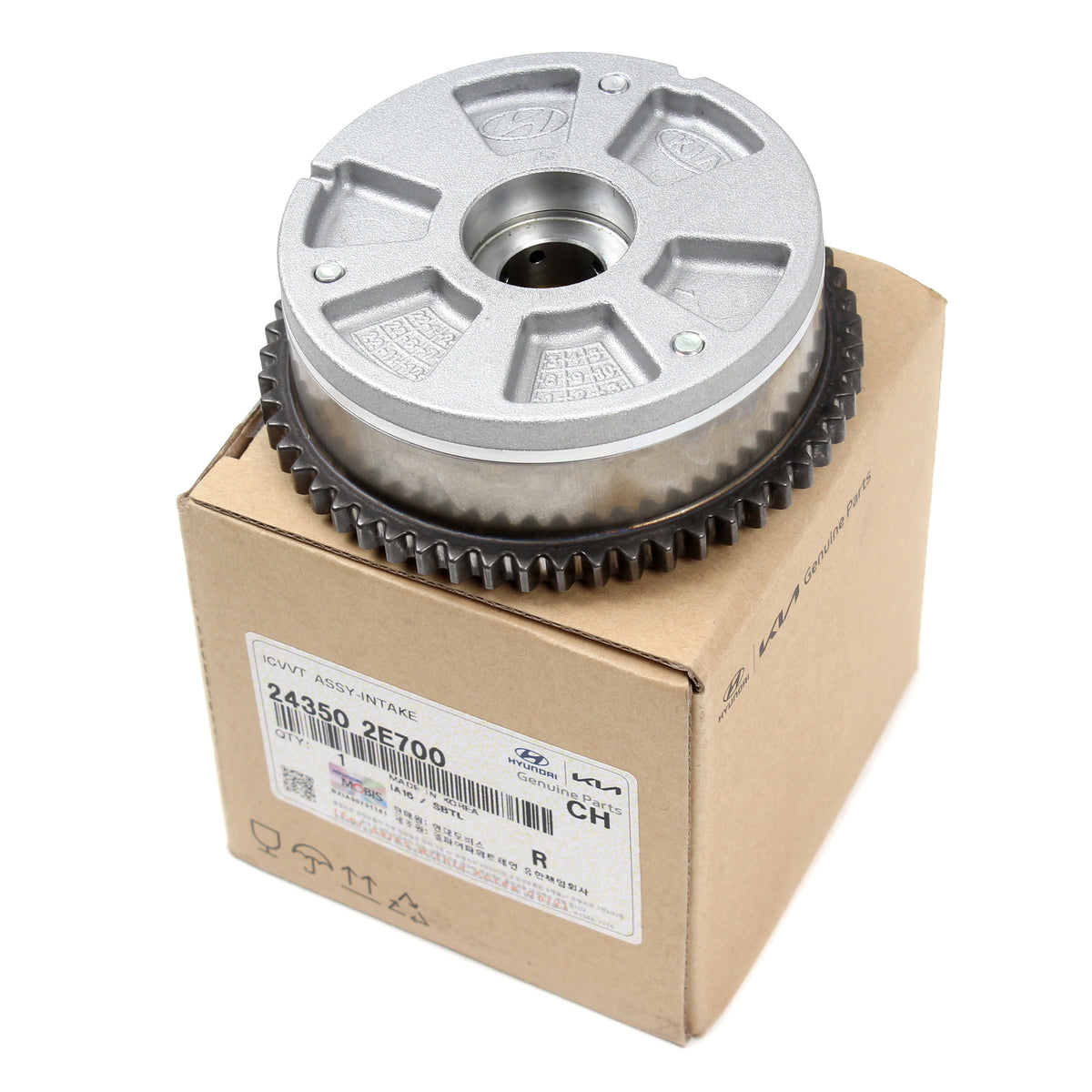 GENUINE Intake CVVT Gear for 17-21 Elantra Kona Veloster Forte Seltos Soul 2.0L