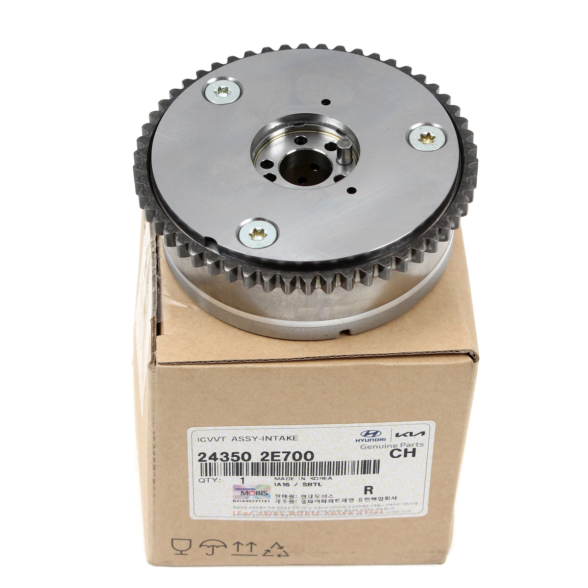 GENUINE Intake CVVT Gear for 17-21 Elantra Kona Veloster Forte Seltos Soul 2.0L