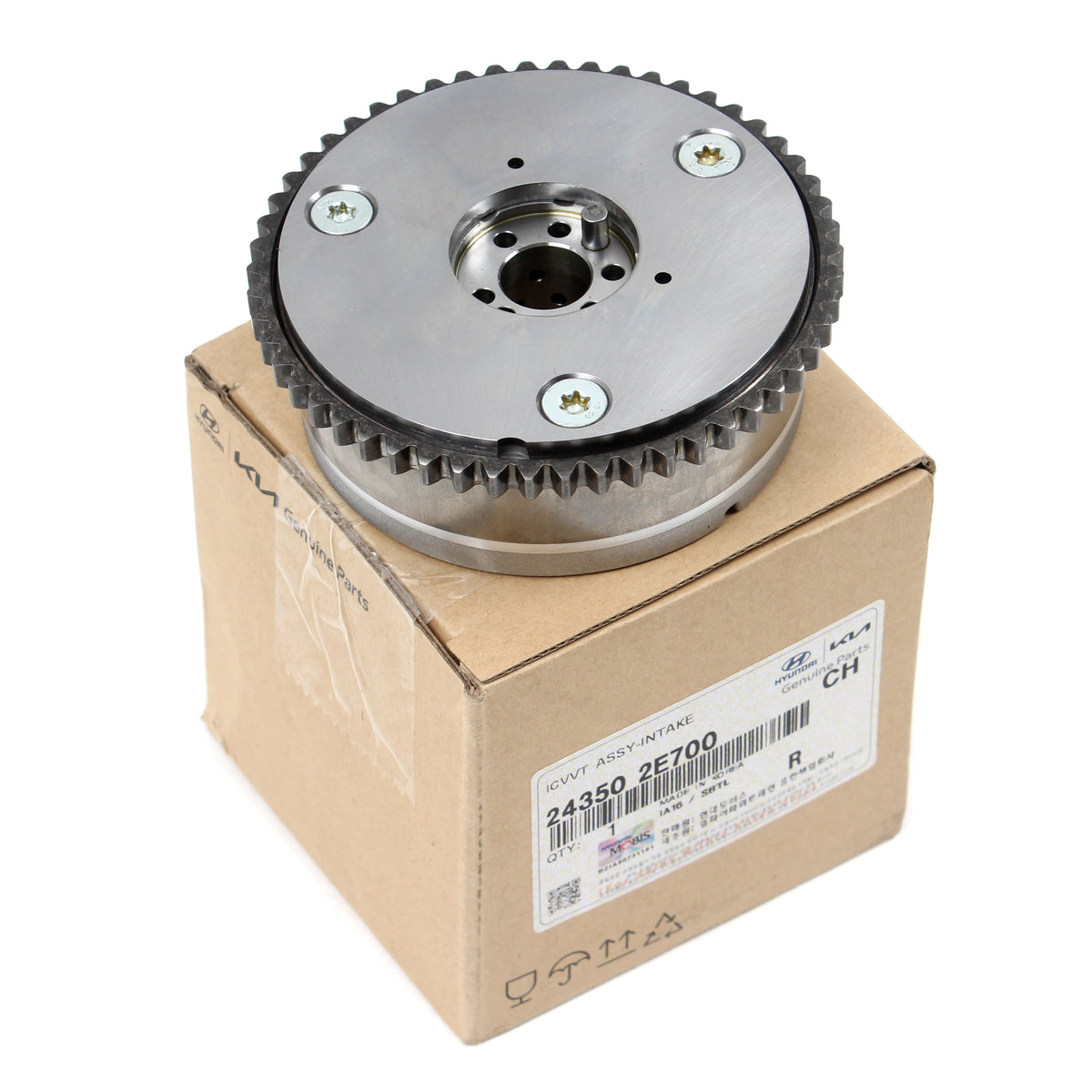 GENUINE Intake CVVT Gear for 17-21 Elantra Kona Veloster Forte Seltos Soul 2.0L