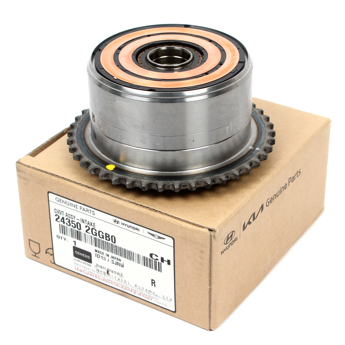 GENUINE Intake &amp; Exhaust CVVT Timing Gears for 15-22 Genesis Hyundai Kia 2.0 2.4