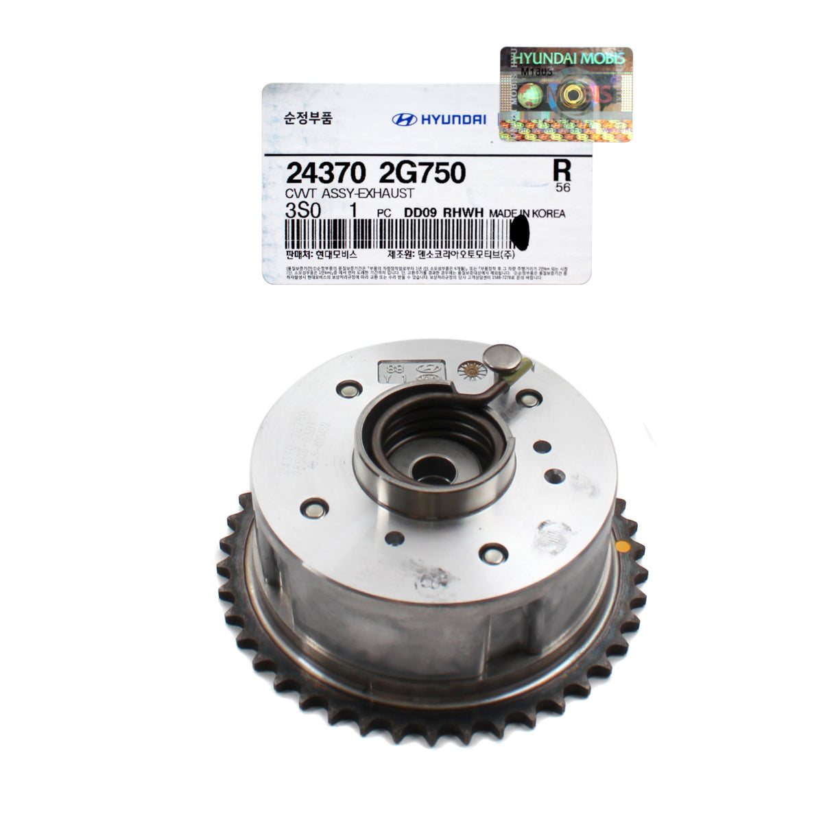 GENUINE Intake &amp; Exhaust CVVT Timing Gears for 15-22 Genesis Hyundai Kia 2.0 2.4