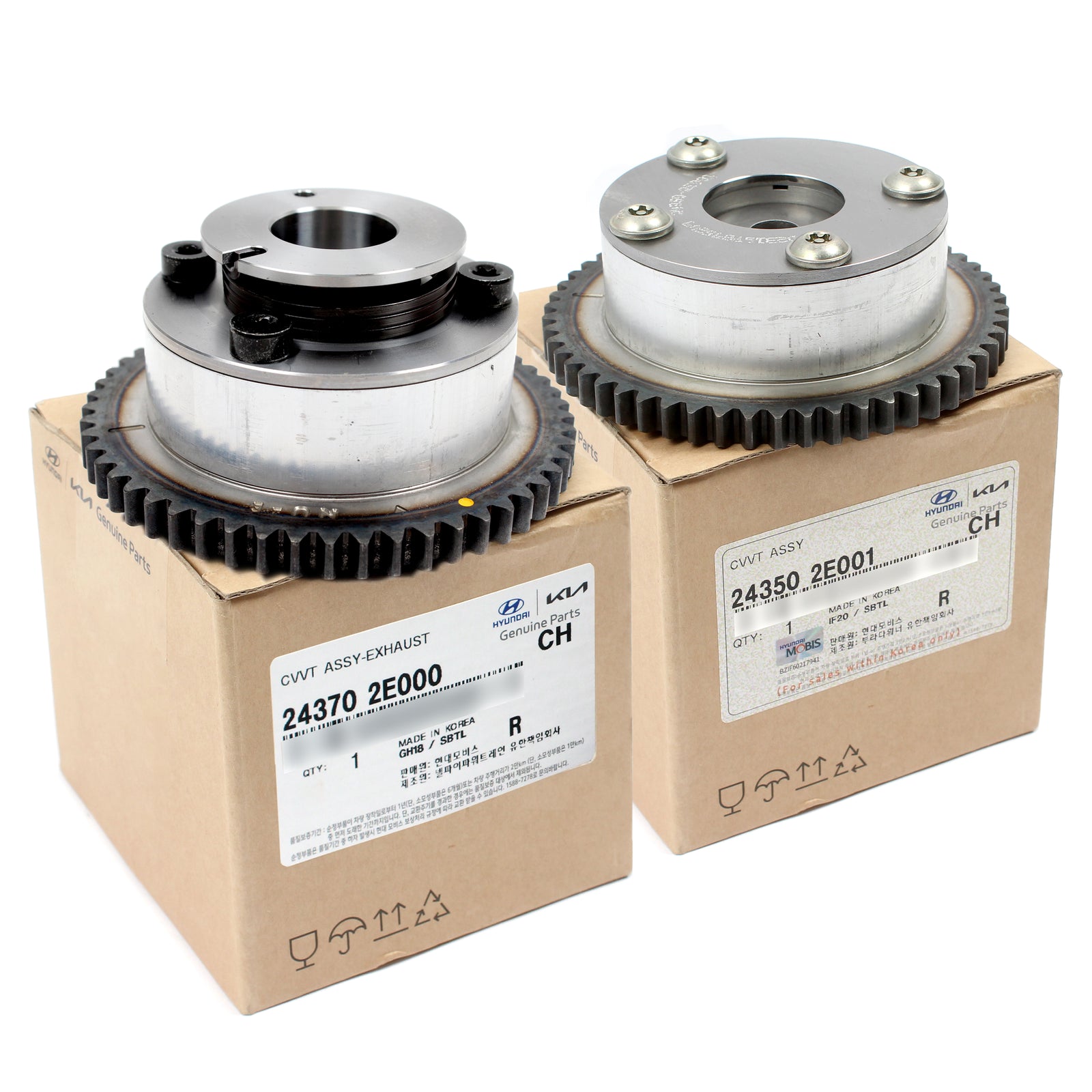 GENUINE Intake & Exhaust CVVT Camshaft Gears for 2012-2016 Elantra Forte Soul