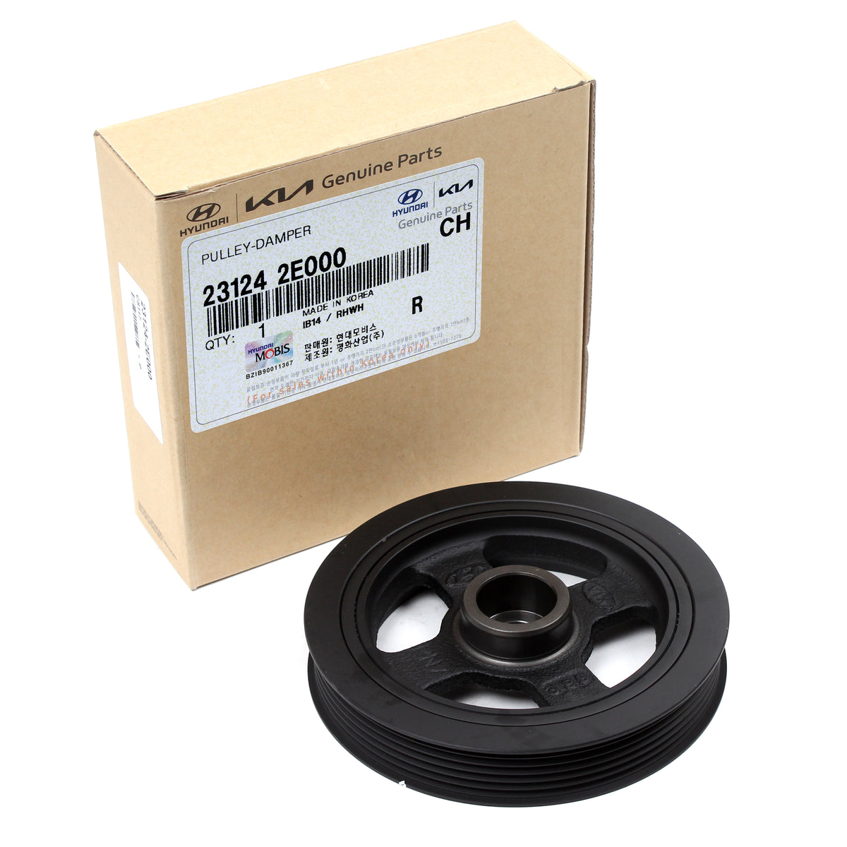 GENUINE Crankshaft Damper Pulley for 11-21 Hyundai Kia Check Compatibility