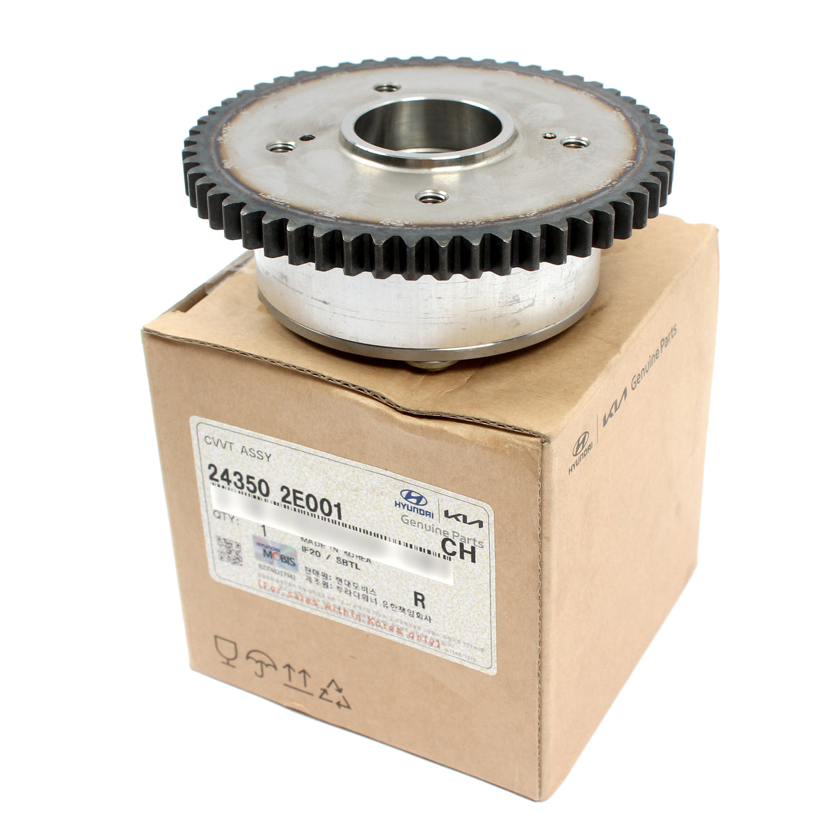 GENUINE Intake CVVT Camshaft Gear for 2012-2016 Elantra Forte Soul 24350-2E001