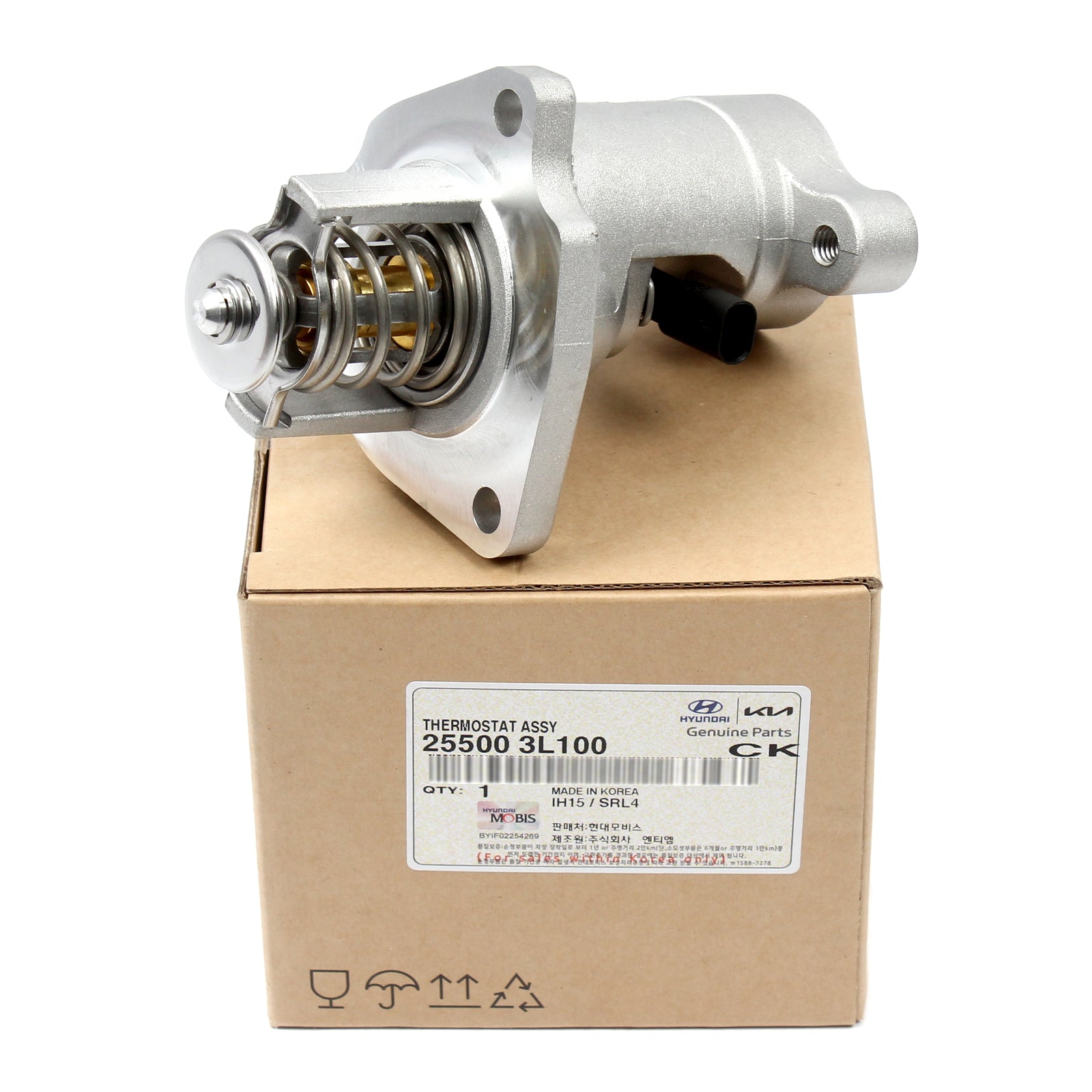 GENUINE Thermostat for 2017-2020 GENESIS G80 G90 3.3L 3.8L 255003L100