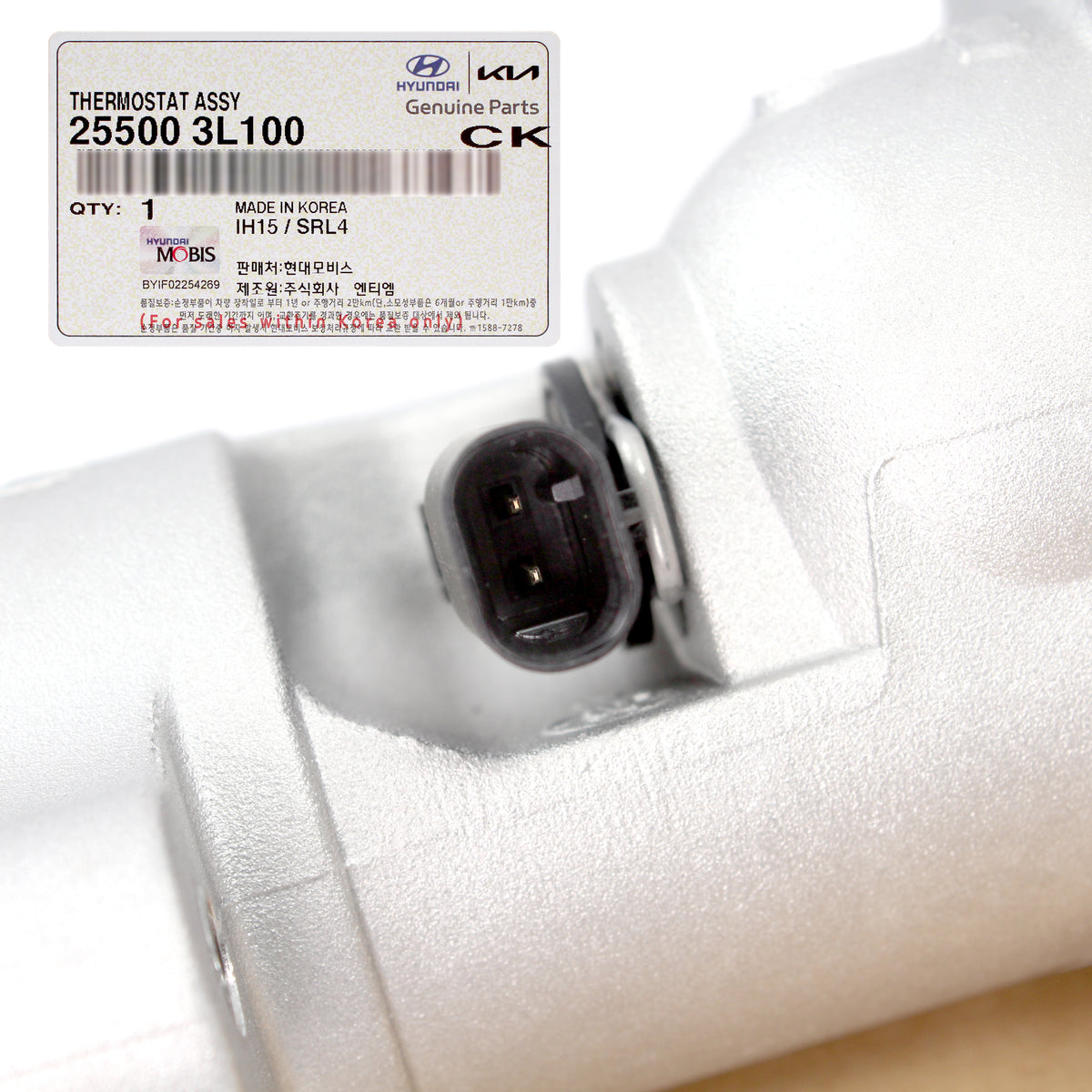 GENUINE Thermostat for 2017-2020 GENESIS G80 G90 3.3L 3.8L 255003L100