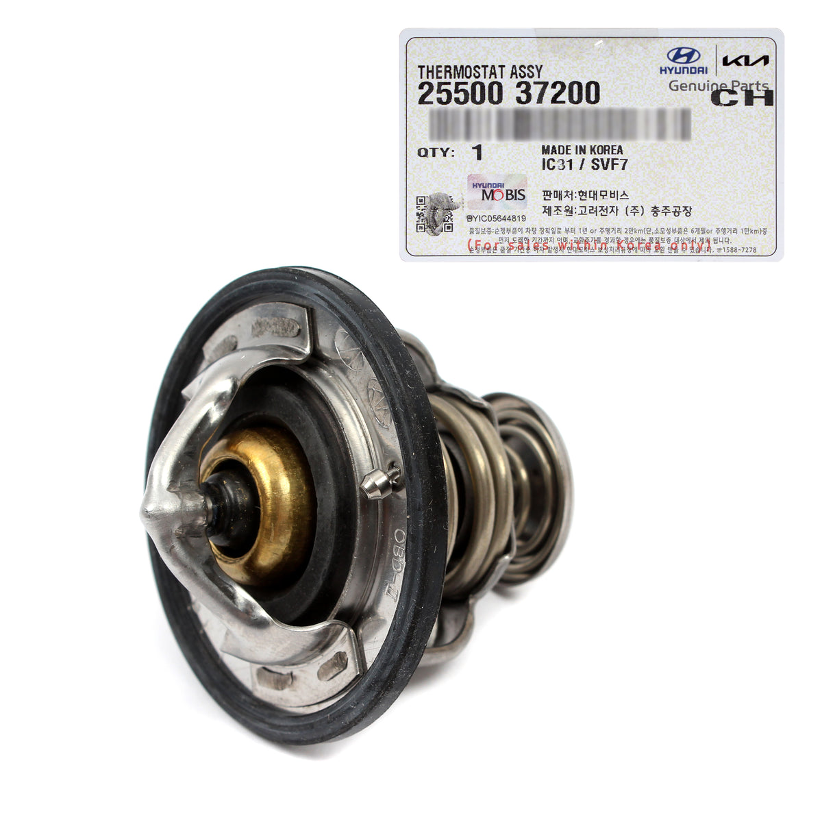 OEM Thermostat for 2001-2009 Santa Fe Sonata Tiburon Tucson XG350 V6 2550037200