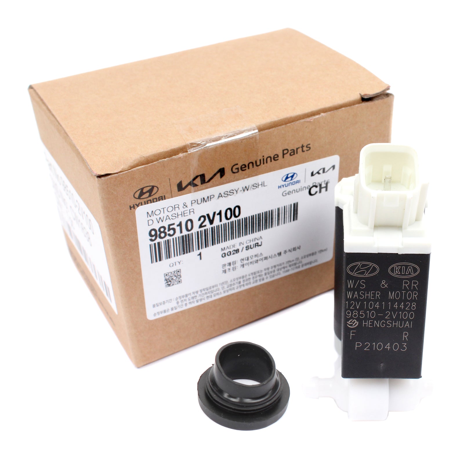 GENUINE Windshield Washer Pump FRONT for 05-16 Hyundai Kia OEM 985102V100