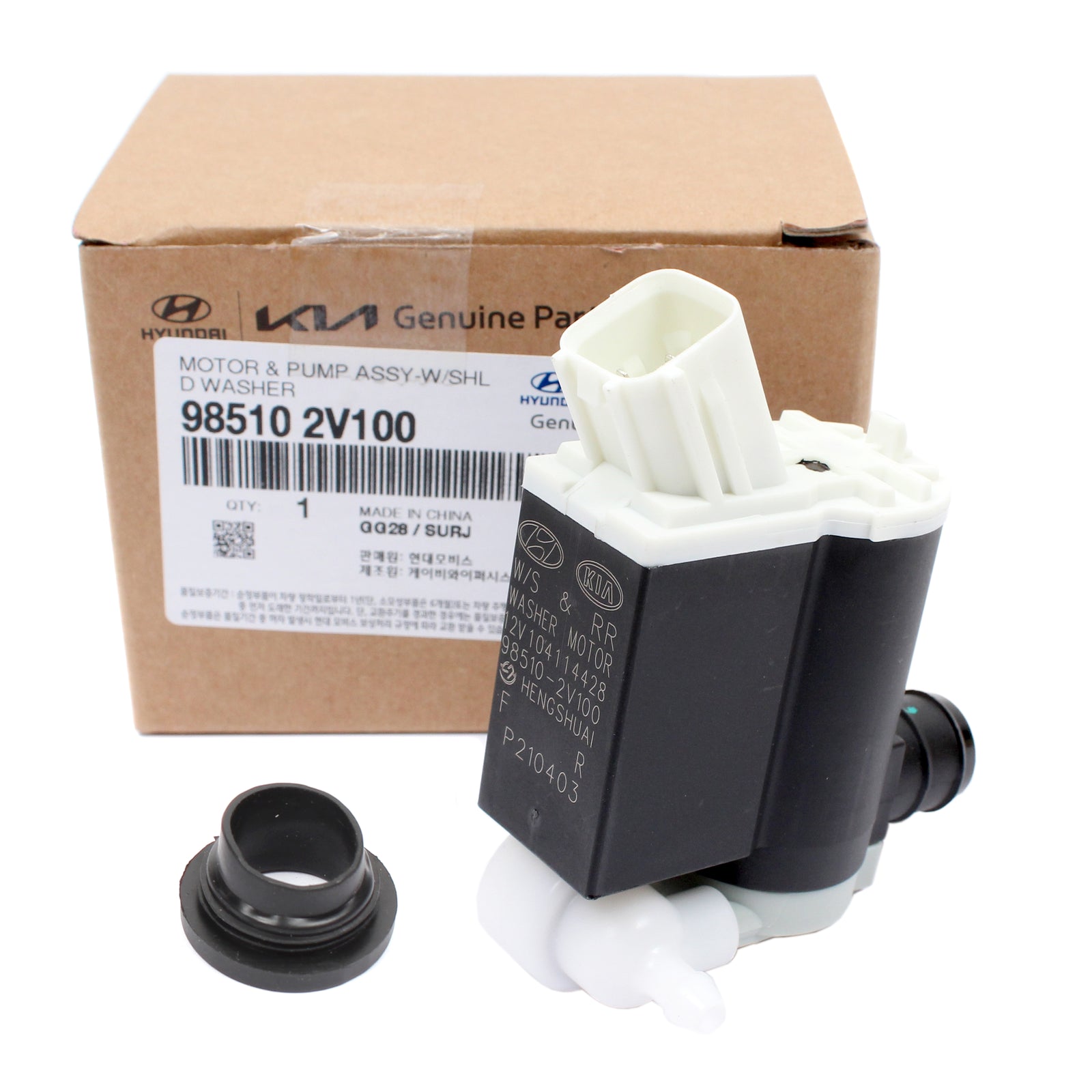 GENUINE Windshield Washer Pump FRONT for 05-16 Hyundai Kia OEM 985102V100