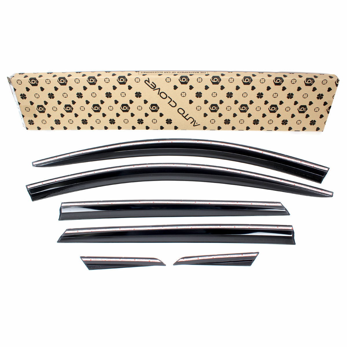 Smoked Window Sun Vent Visor Rain Guards 6pcs for 2016-2020 Kia Optima