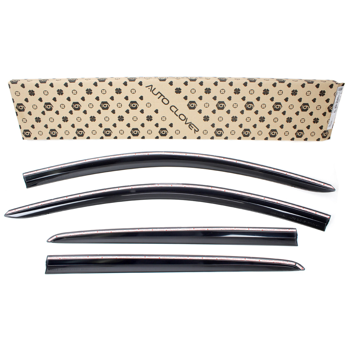 Smoked Window Sun Vent Visor Rain Guards 4pcs for 2017-2022 Chevrolet Spark