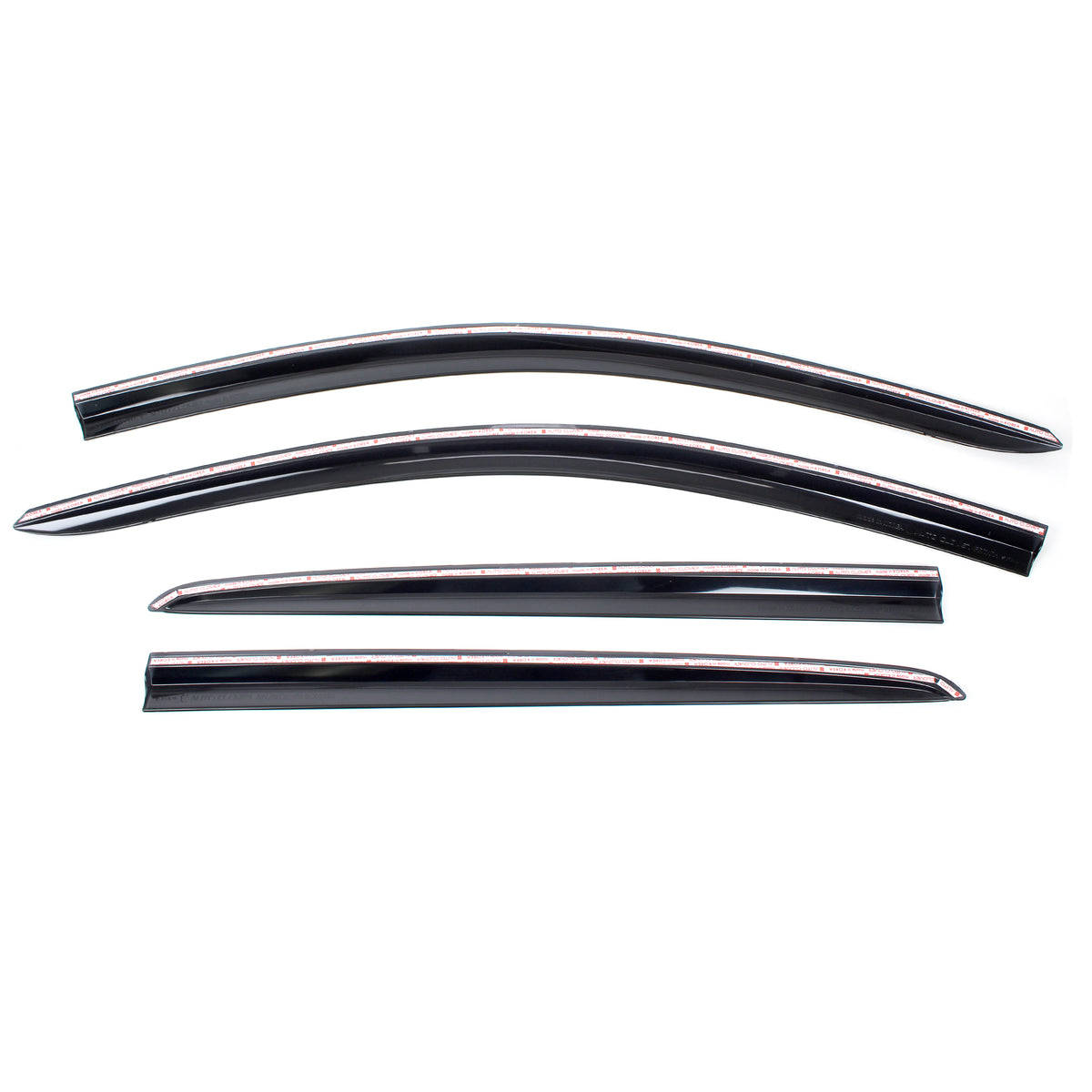 Smoked Window Sun Vent Visor Rain Guards 4pcs for 2017-2022 Chevrolet Spark