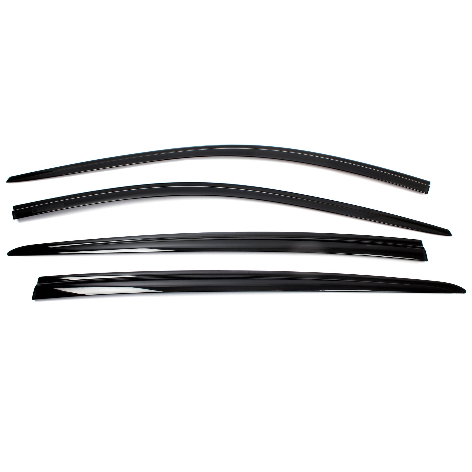 Black Smoked Window Sun Visor Rain Guards 4PCS for 2017-2022 Kia Sportage