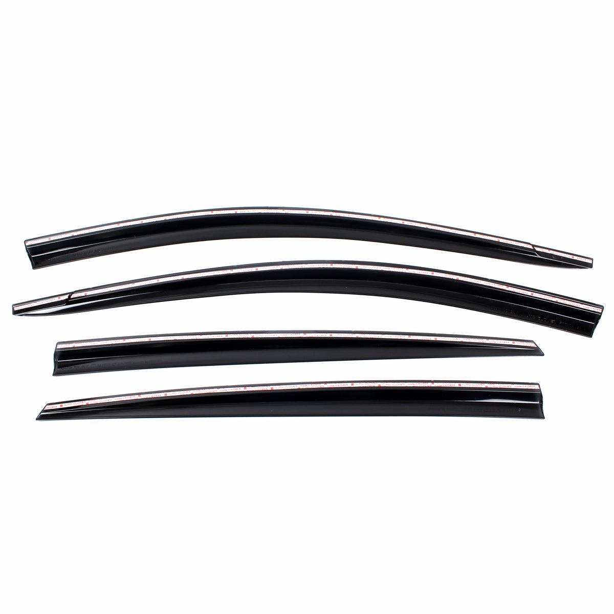Smoked Window Sun Vent Visor Rain Guards 4pcs for 2017-2022 Hyundai Ioniq / EV