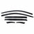 Smoked Window Sun Vent Visor Rain Guards 6pcs for 2017-2022 Kia Niro / EV