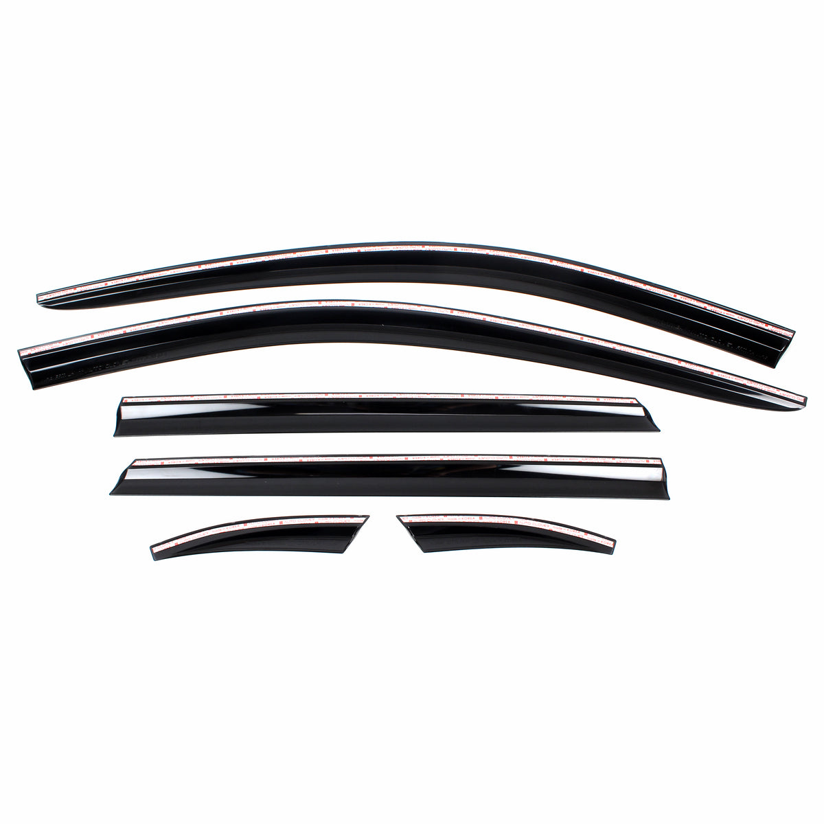 Smoked Window Sun Vent Visor Rain Guards 6pcs for 2017-2022 Kia Niro / EV