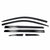 Black Smoked Window Sun Visor Rain Guards 6pcs for 2018-2023 Volkswagen Tiguan
