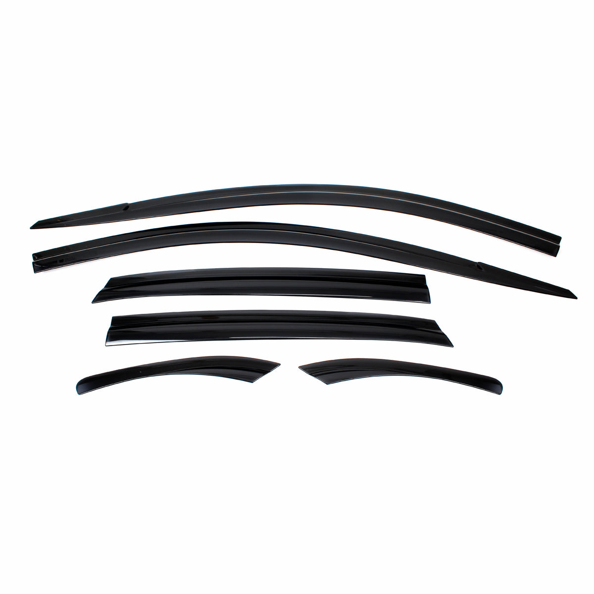 Smoked Window Sun Vent Visor Rain Guards 6pcs for 2018-2023 Hyundai Kona