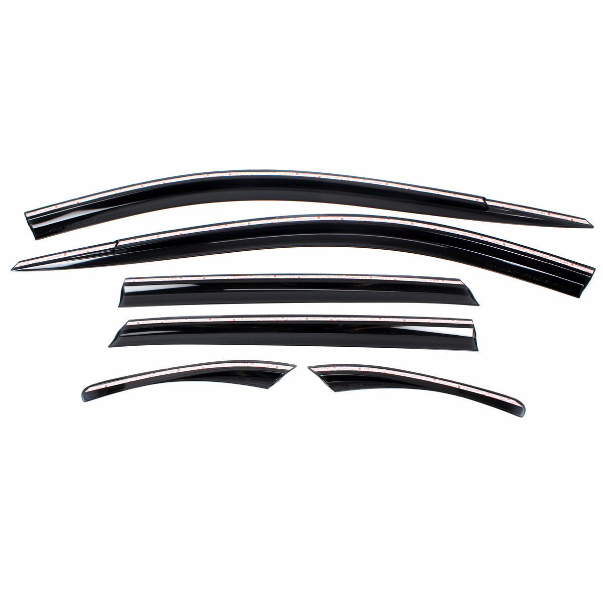 Smoked Window Sun Vent Visor Rain Guards 6pcs for 2018-2023 Hyundai Kona