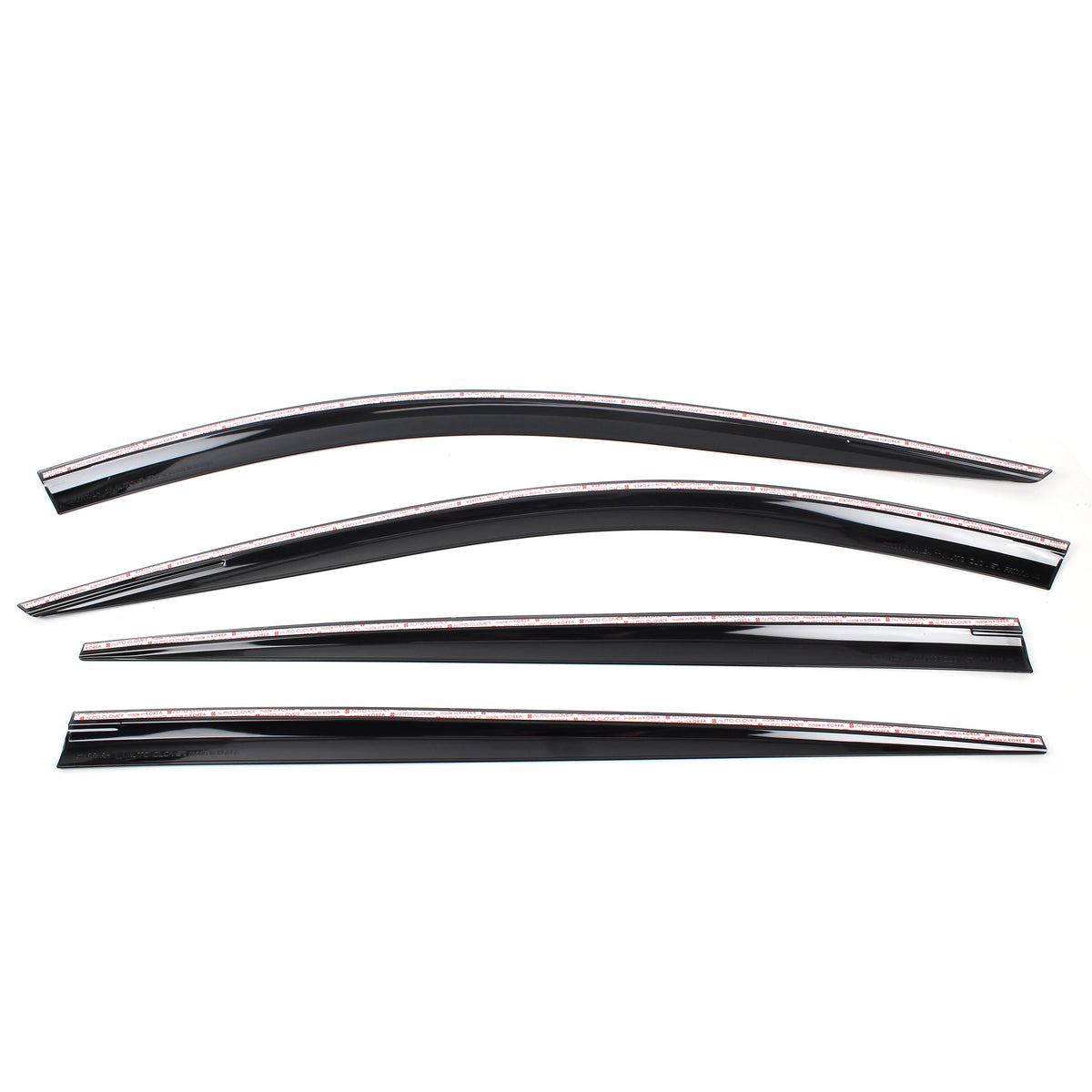 Smoked Window Sun Vent Visor Rain Guards 4pcs for 2018-2023 Kia Stinger