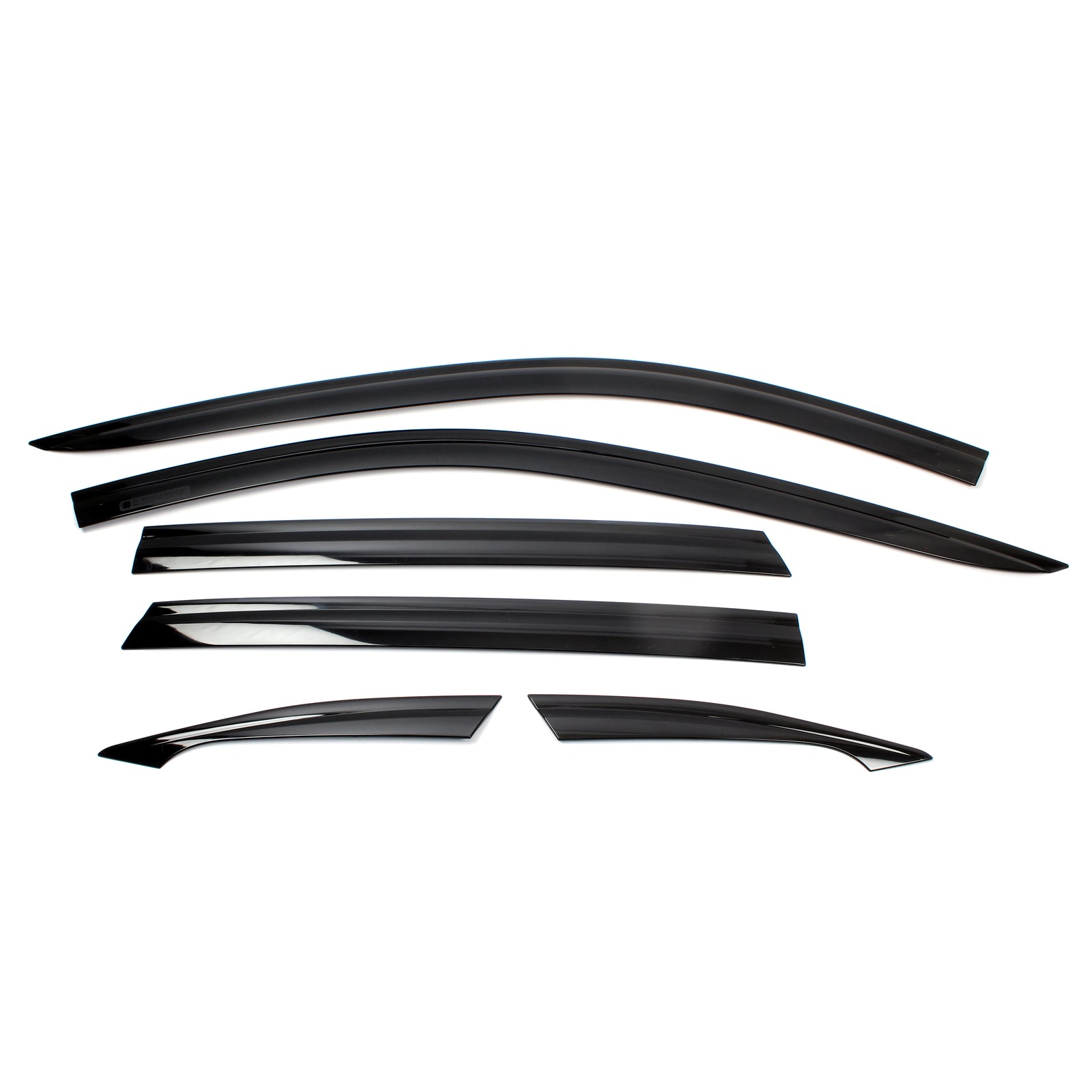 Black Smoked Window Sun Visor Rain Guards 6pcs for 2017-2022 Mazda CX-5