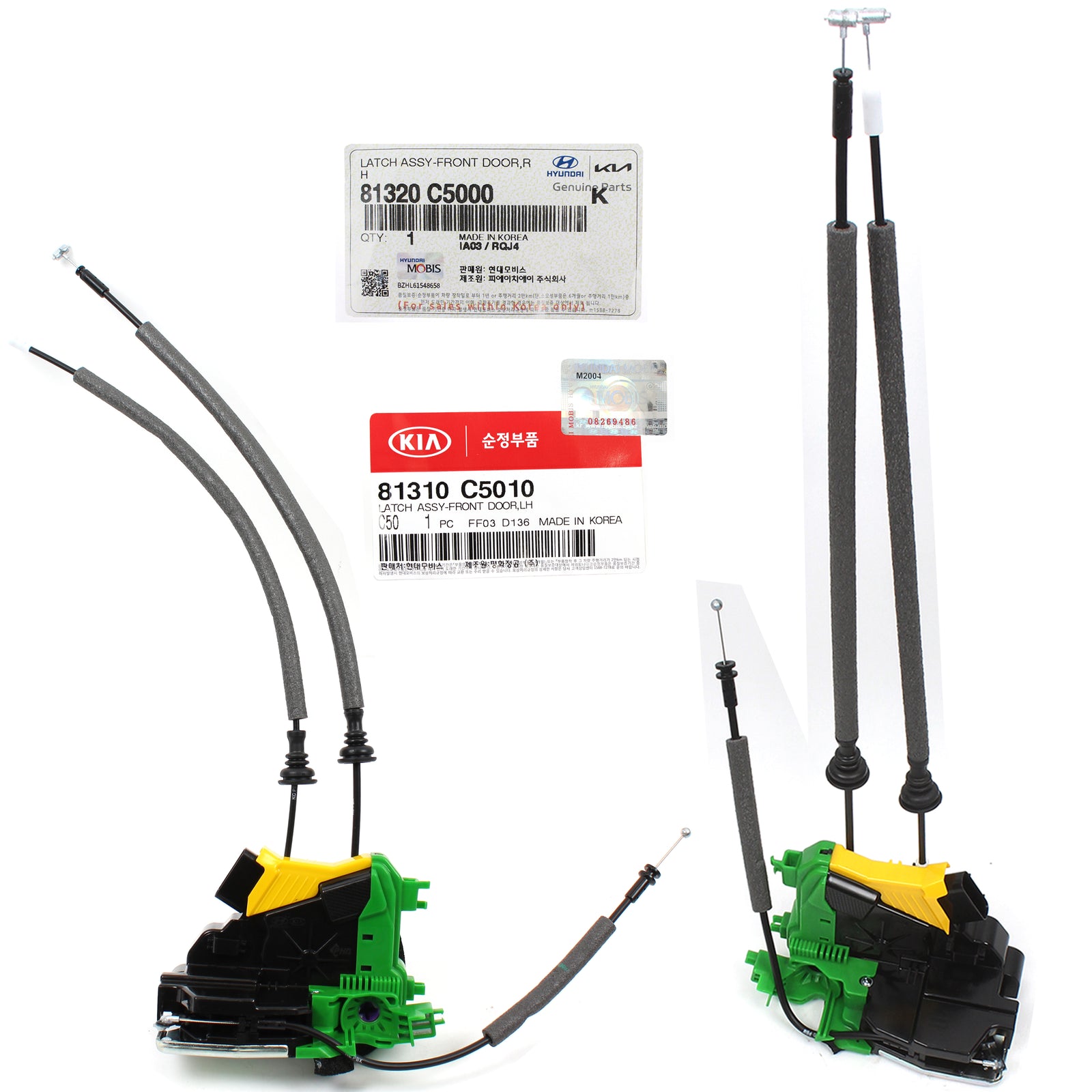 GENUINE Front Door Lock Actuator LEFT & RIGHT for 16-20 Kia Sorento 81320C5000