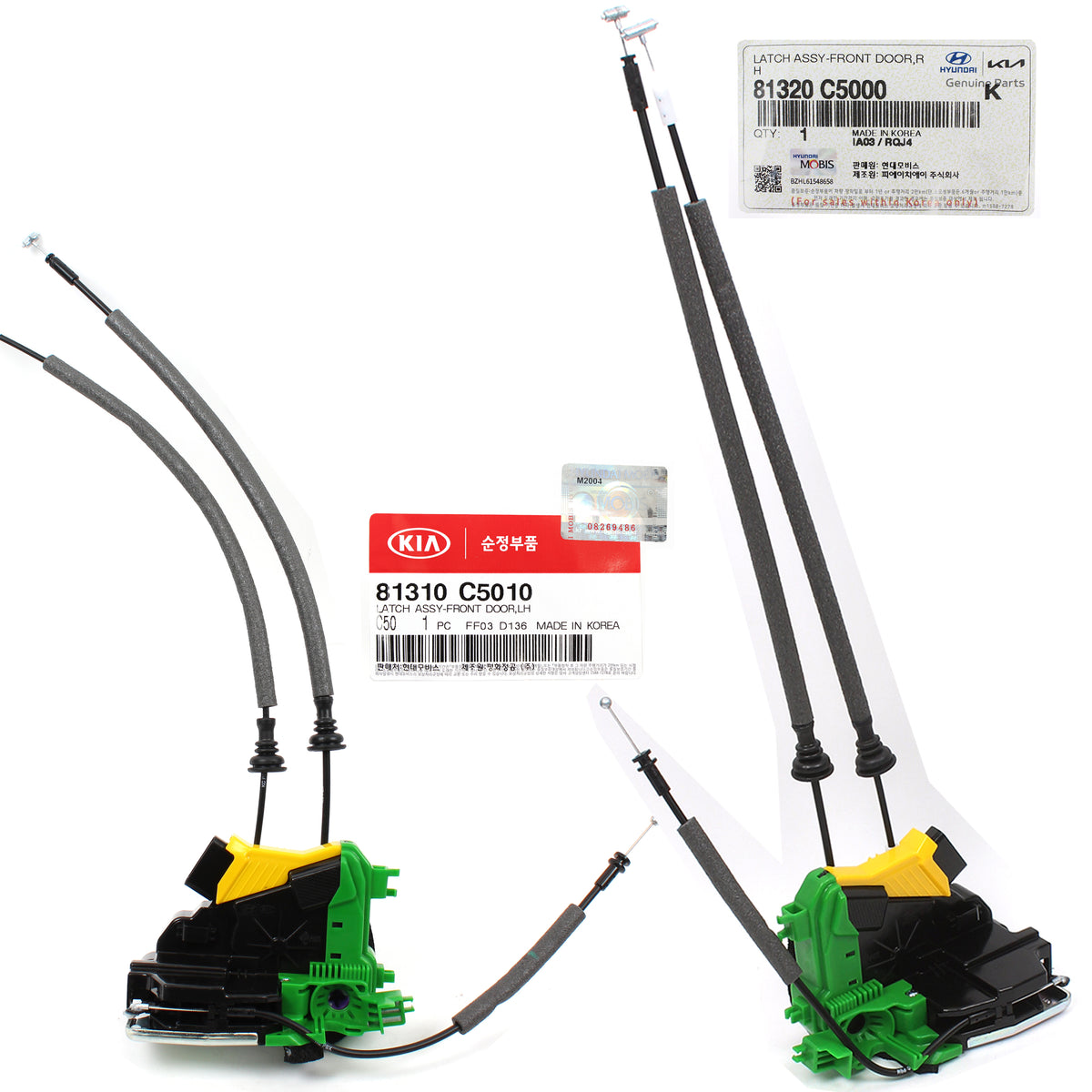 GENUINE Front Door Lock Actuator LEFT &amp; RIGHT for 16-20 Kia Sorento 81320C5000