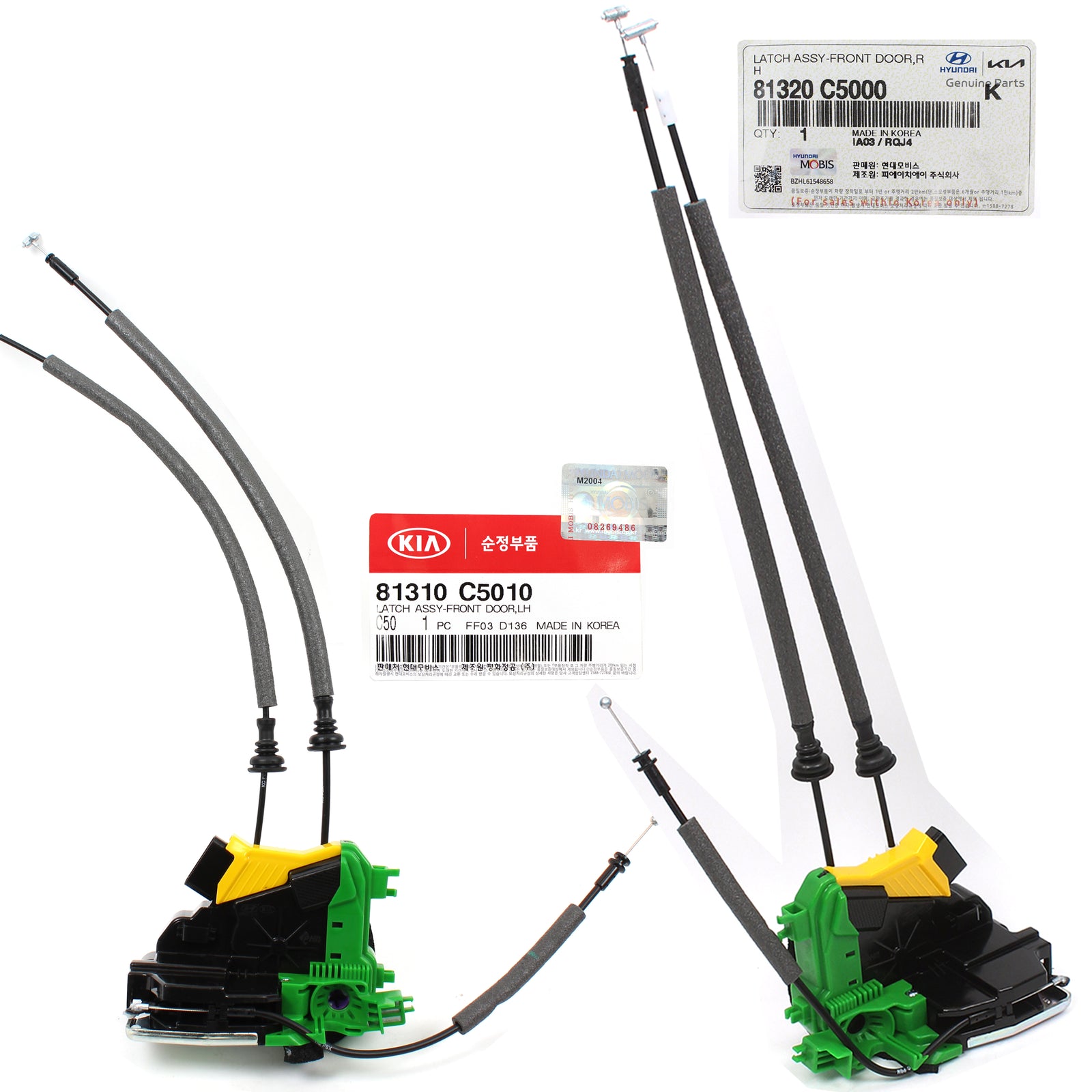 GENUINE Front Door Lock Actuator LEFT & RIGHT for 16-20 Kia Sorento 81320C5000