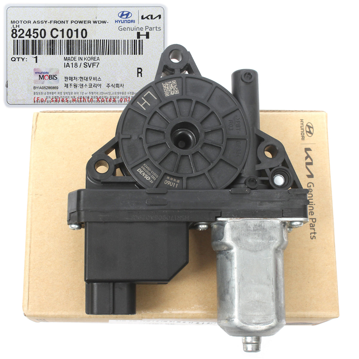 GENUINE Power Window Motor FRONT LEFT Auto Up &amp; Down for 15-18 Hyundai Sonata