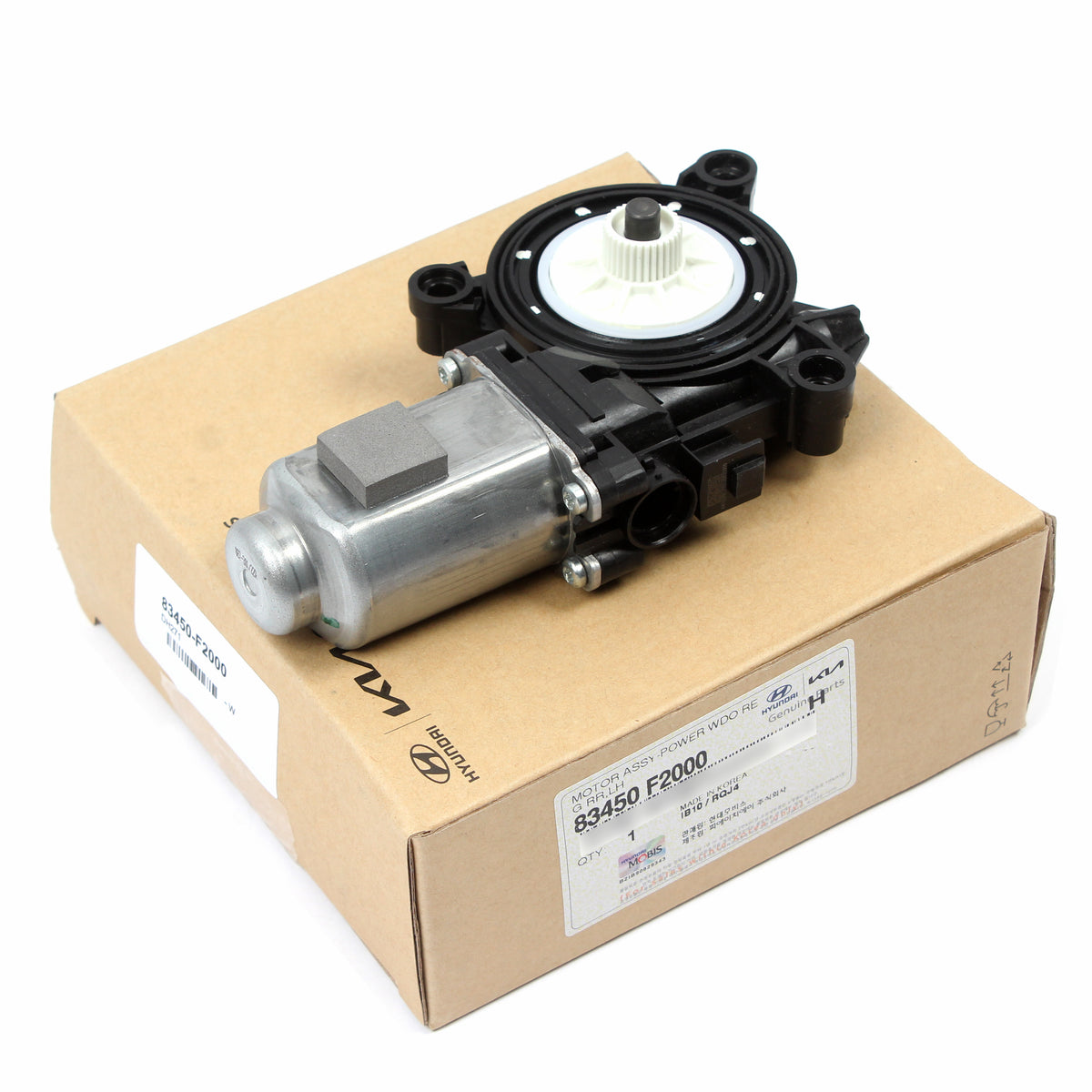 GENUINE REAR Window Motor LEFT Side for 2017-2020 Hyundai Elantra 83450F2000