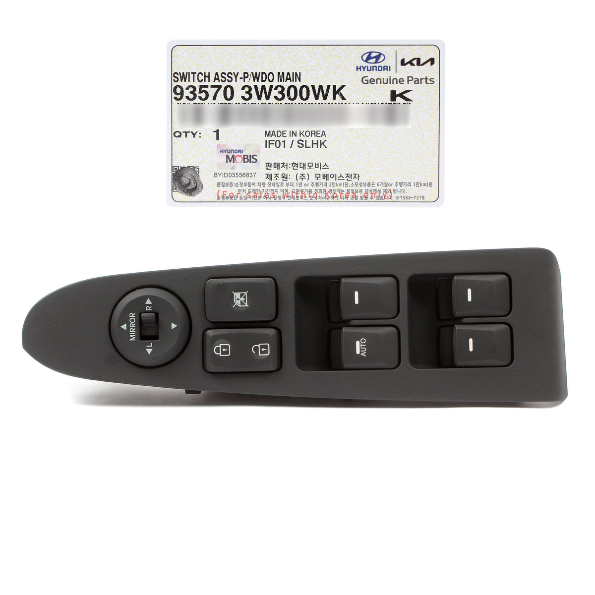 OEM Power Window Main Switch Driver Side AUTO ONLY! for 2011-2016 Kia Sportage