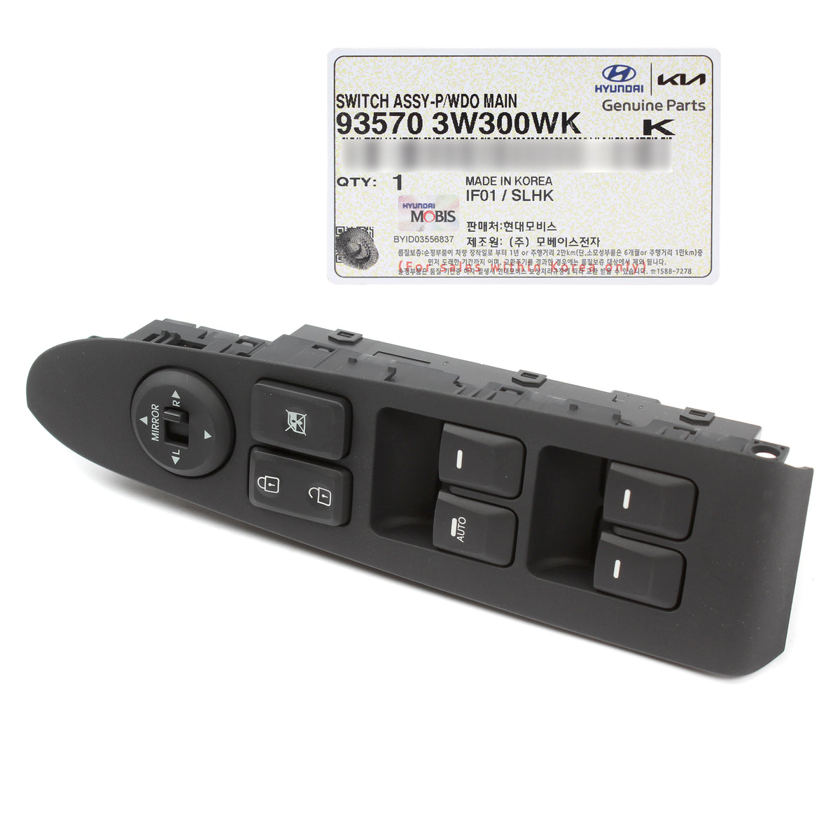 OEM Power Window Main Switch Driver Side AUTO ONLY! for 2011-2016 Kia Sportage