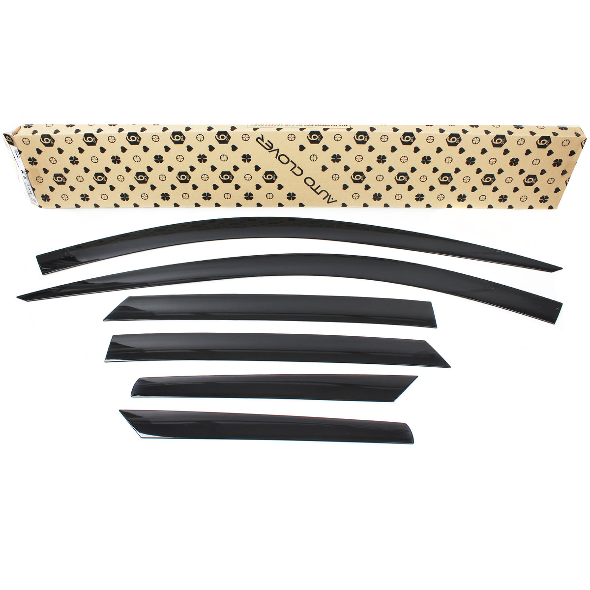 Smoked Window Sun Vent Visor Rain Guards 6pcs for 2021-2023 Kia K5