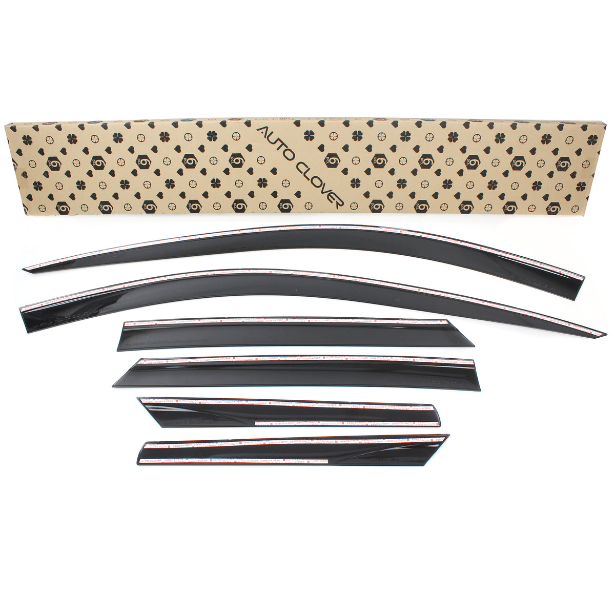 Smoked Window Sun Vent Visor Rain Guards 6pcs for 2021-2023 Kia K5