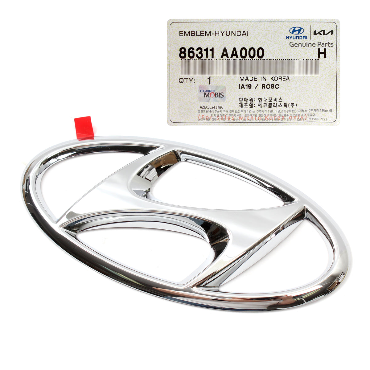 GENUINE Front Grille Emblem for 2021 2022 2023 Hyundai Elantra 86311AA000