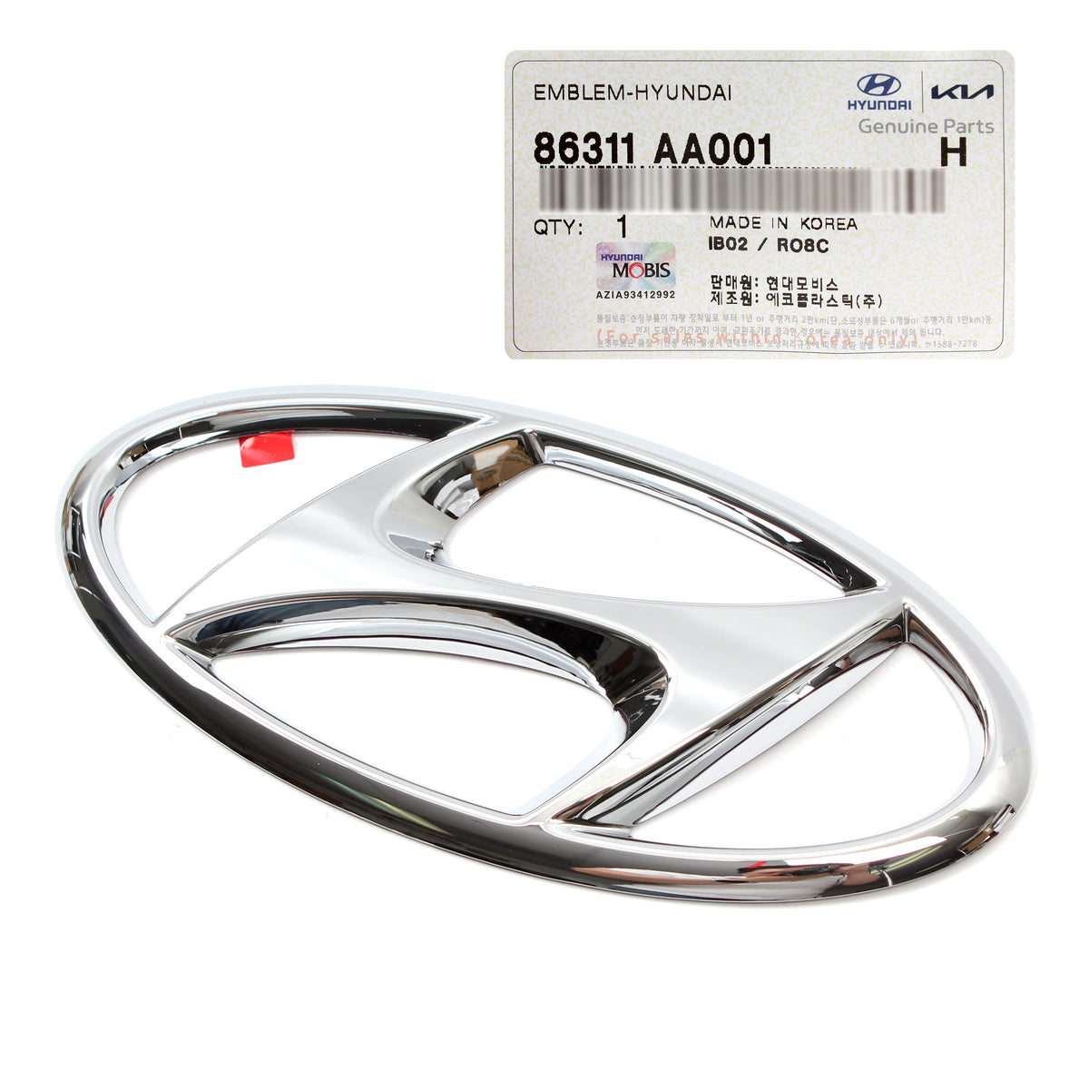 GENUINE Hyundai Grille Emblem for 2021 2022 2023 Elantra OEM 86311AA001