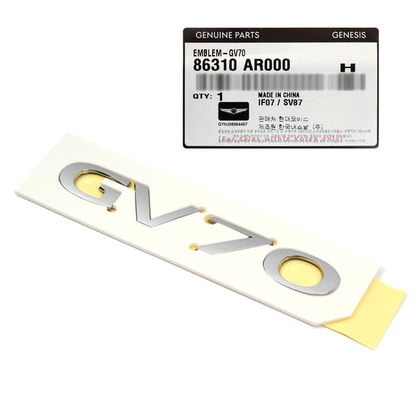 GENUINE OEM Rear Emblem AWD 86316-AR000 For 2022-2025 Genesis GV70 GENUINE OEM Rear Emblem AWD 86316-AR000 For 2022-2025 Genesis GV70