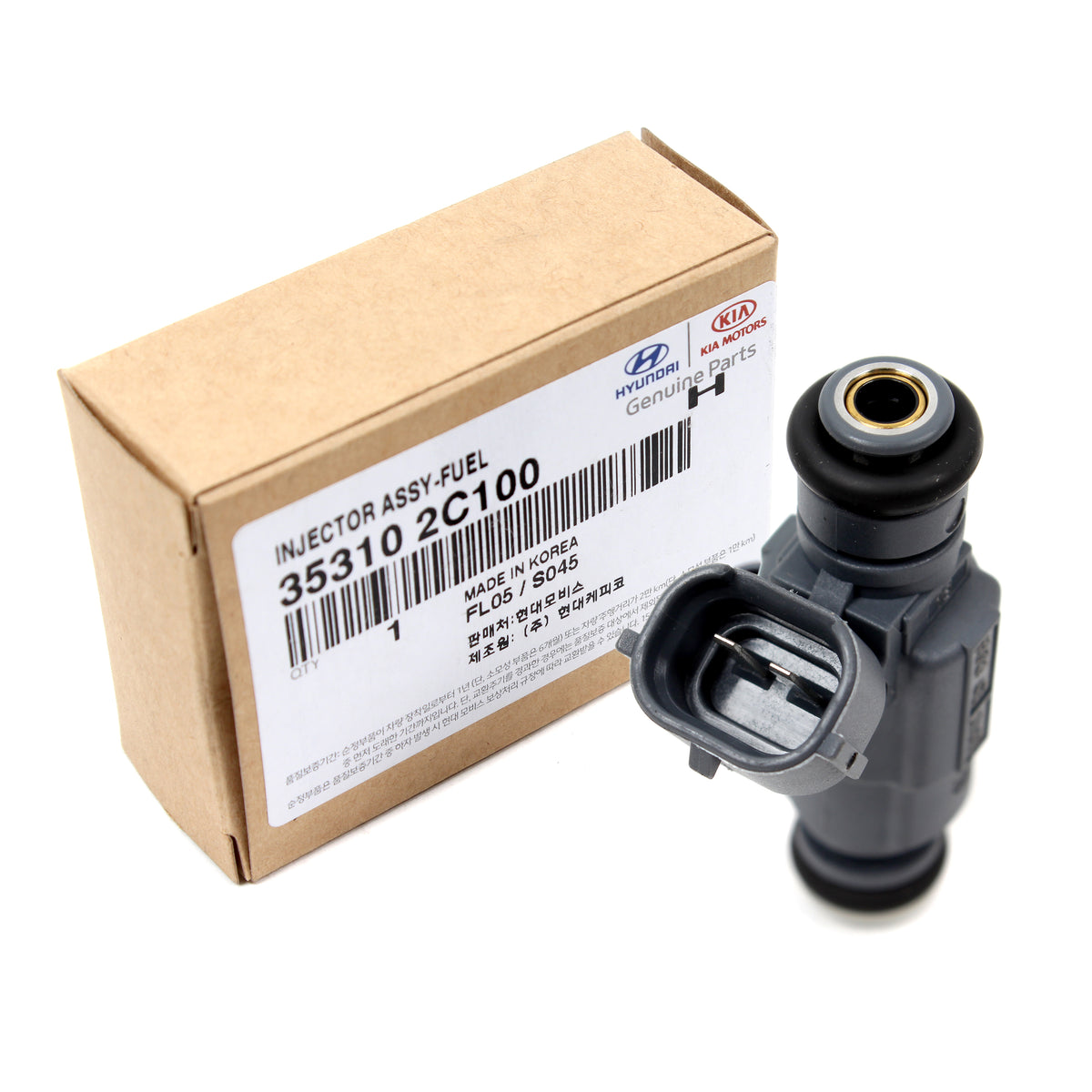 GENUINE Fuel Injector 4pcs for 2010-2012 Hyundai Genesis Coupe 2.0L 353102C100