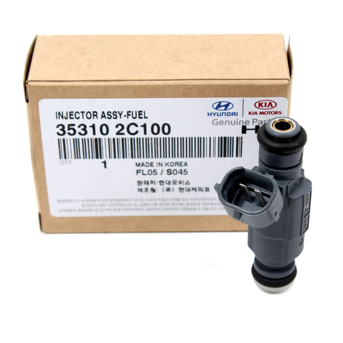 GENUINE Fuel Injector 4pcs for 2010-2012 Hyundai Genesis Coupe 2.0L 353102C100