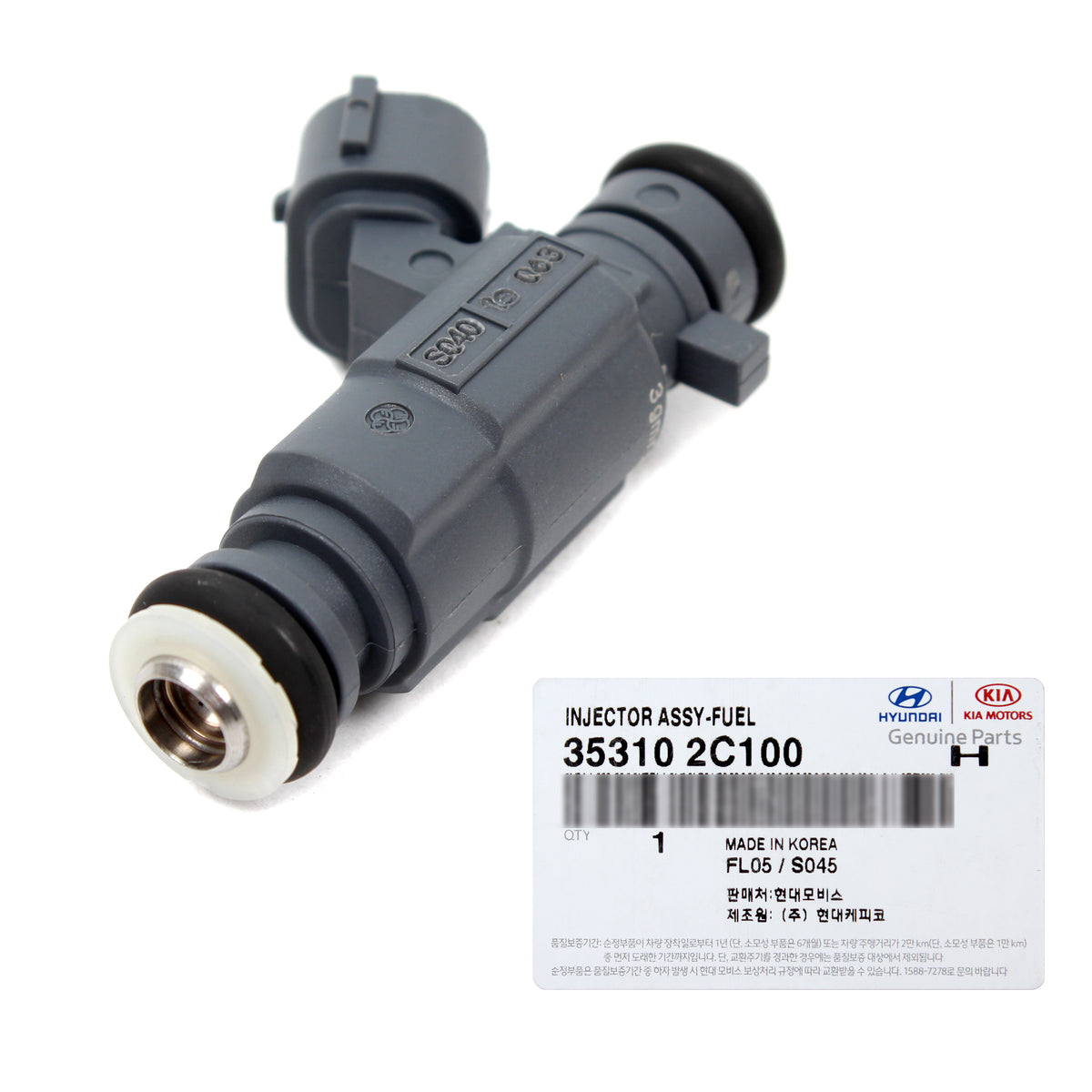 GENUINE Fuel Injector 4pcs for 2010-2012 Hyundai Genesis Coupe 2.0L 353102C100