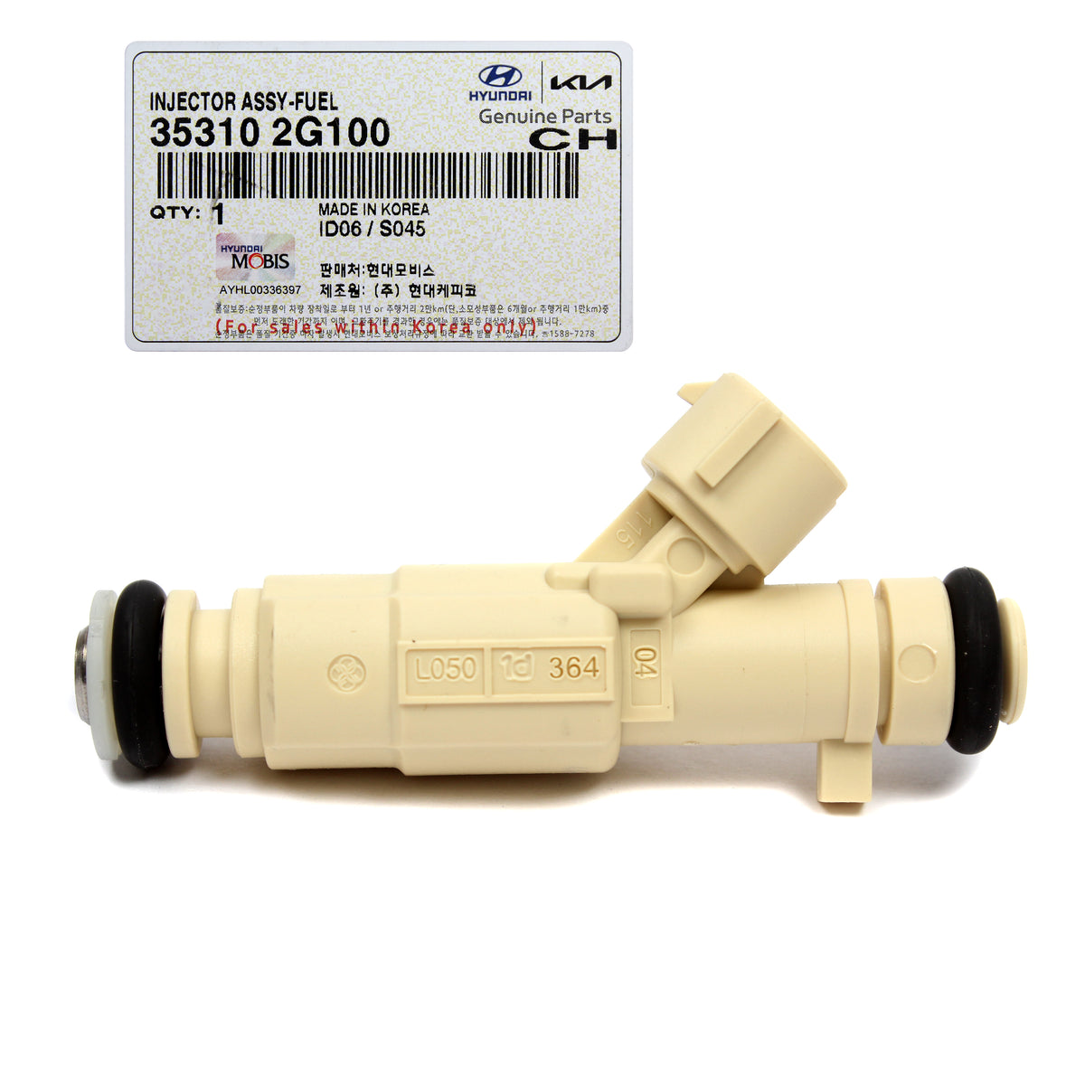 GENUINE Fuel Injector for 2010-2015 Hyundai Tucson Kia Forte 2.0L 353102G100